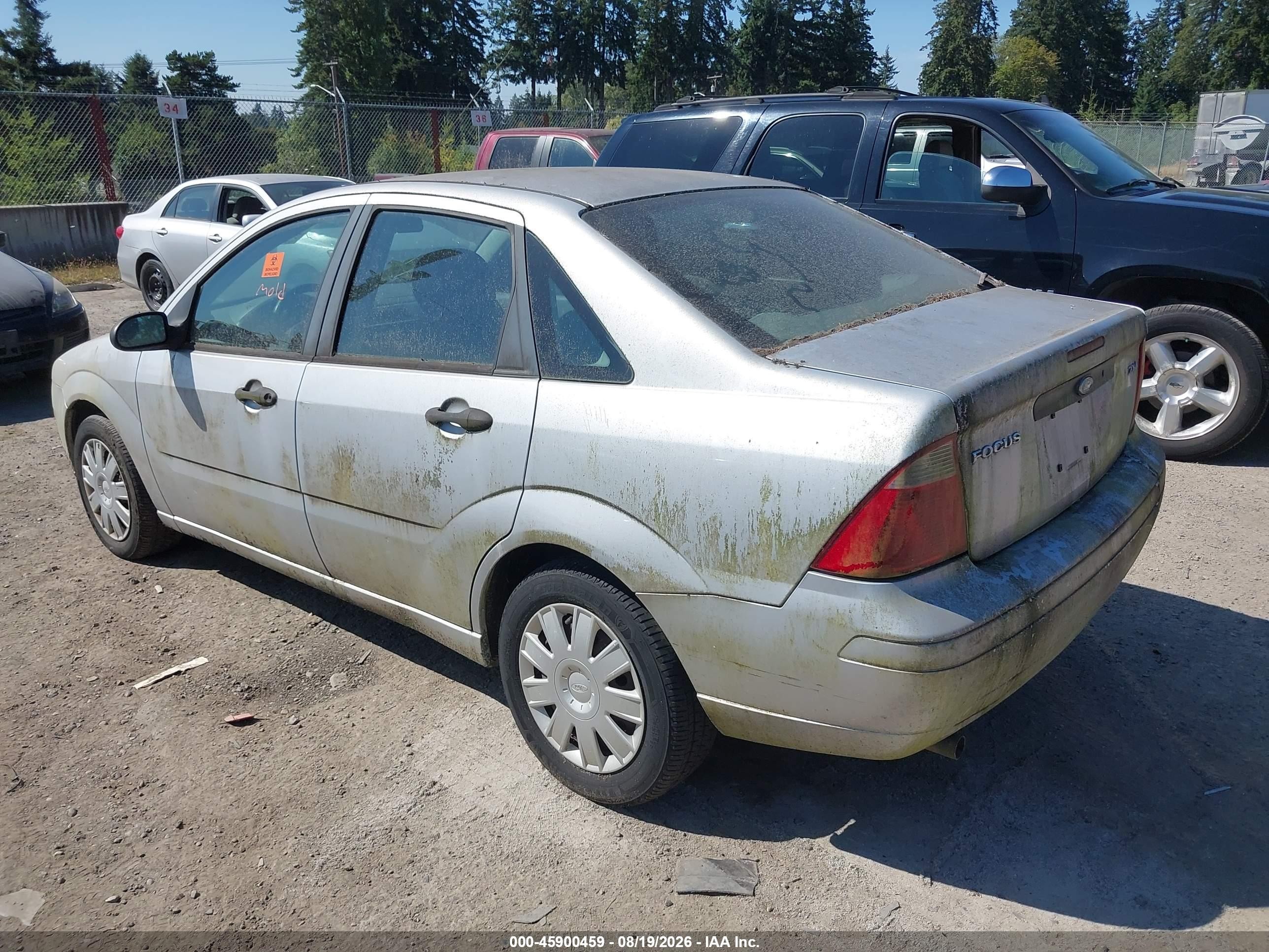 2005 Ford Focus Zx4 Серебряный vin: 1FAFP34N35W279547
