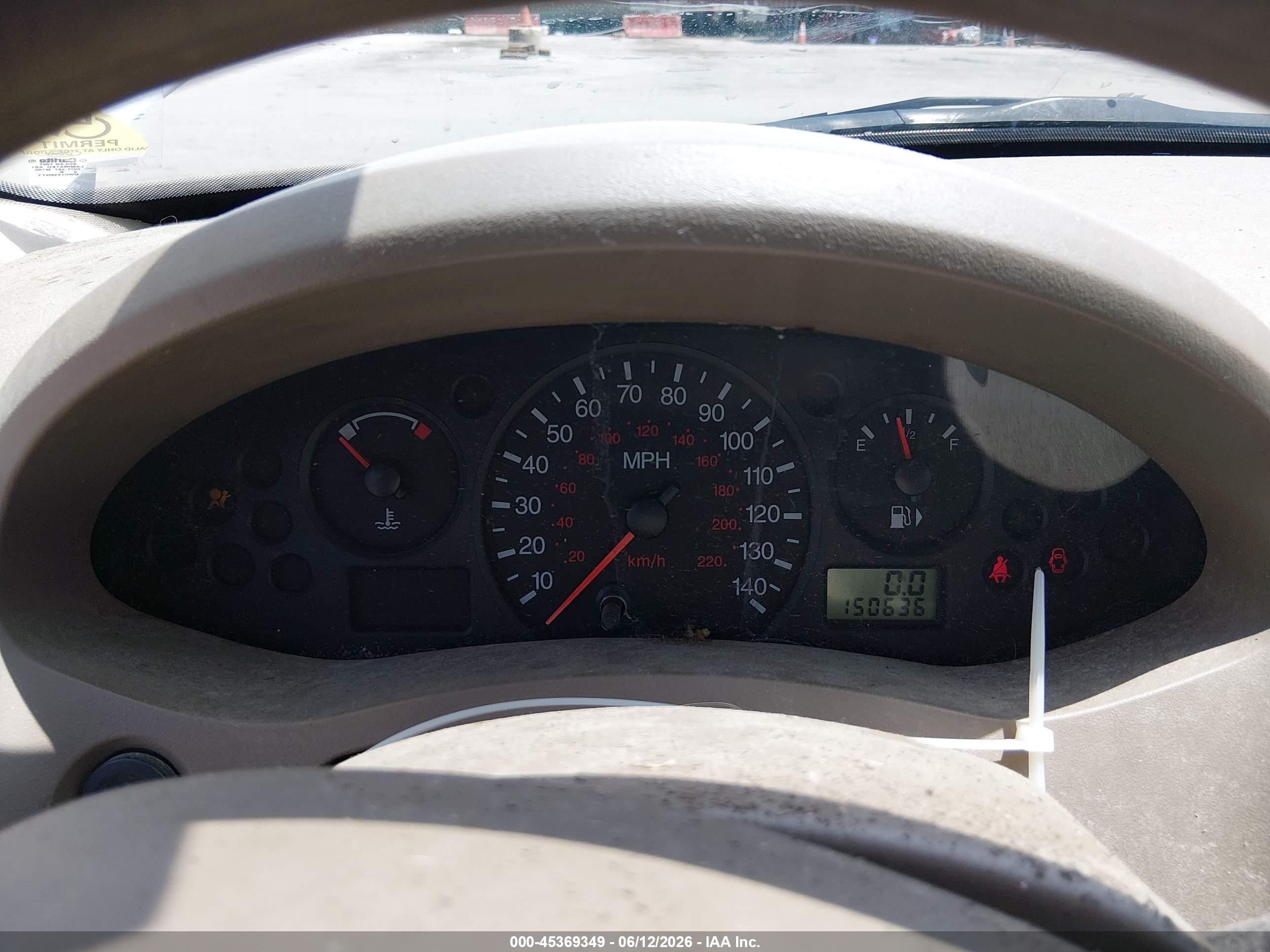 2006 Ford Focus Zx4 White vin: 1FAFP34N36W216451
