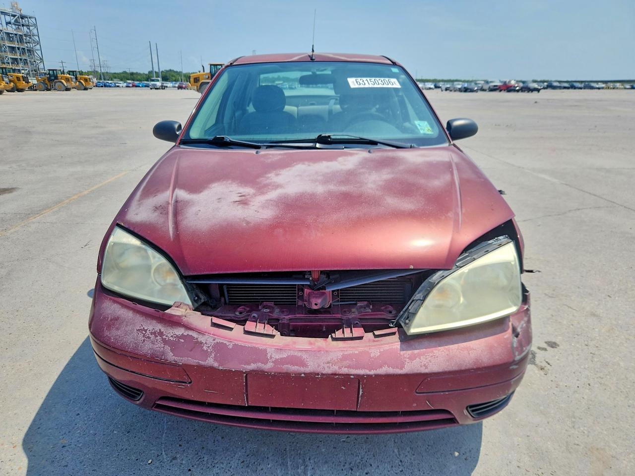 2007 Ford Focus Zx4 Maroon vin: 1FAFP34N37W279759