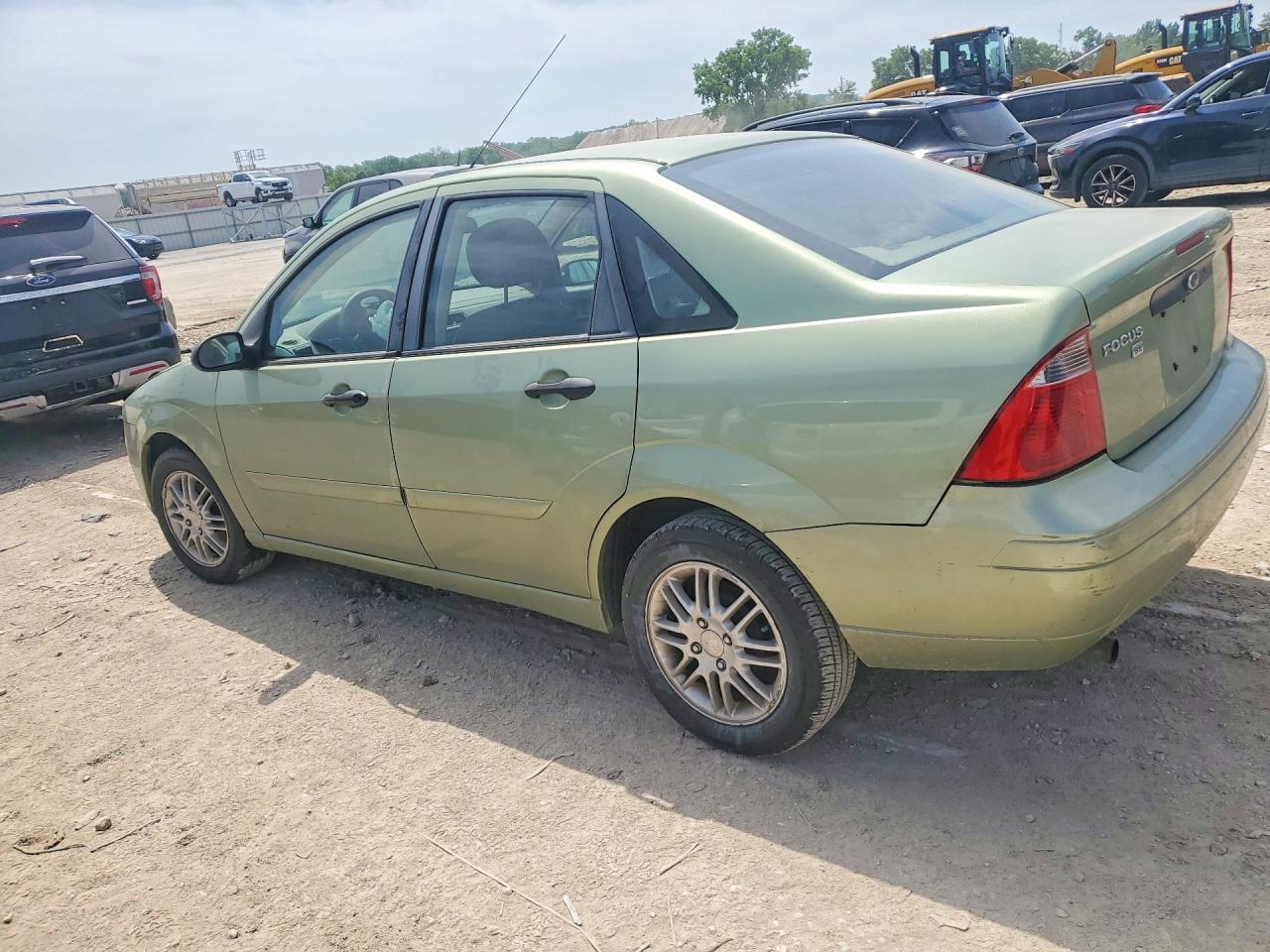 2007 Ford Focus Zx4 Green vin: 1FAFP34N37W288526
