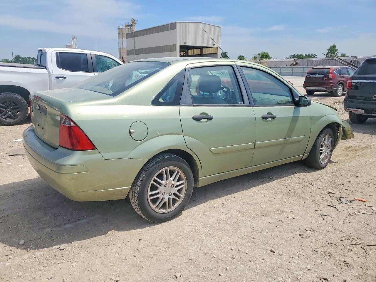 2007 Ford Focus Zx4 Green vin: 1FAFP34N37W288526