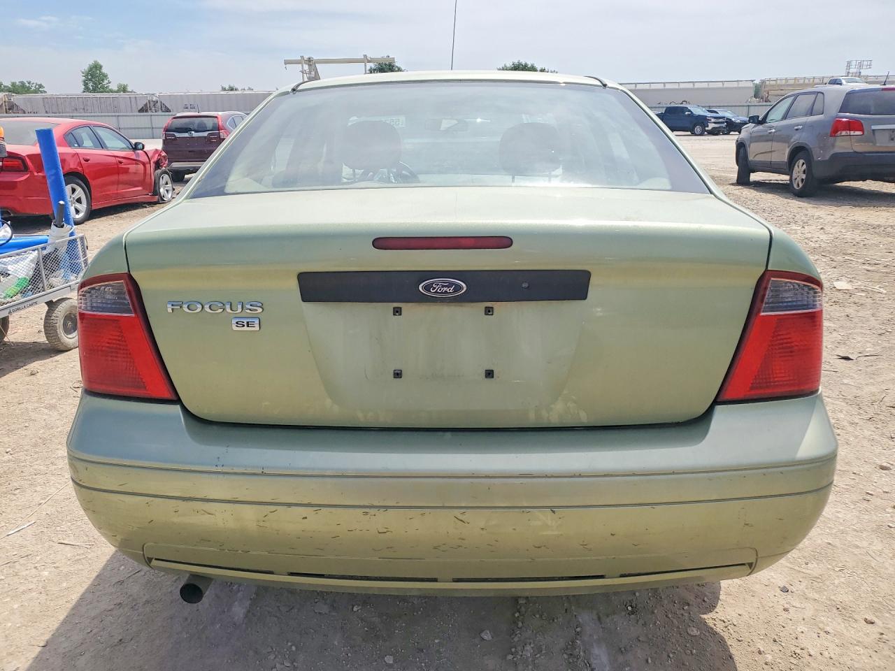 2007 Ford Focus Zx4 Green vin: 1FAFP34N37W288526