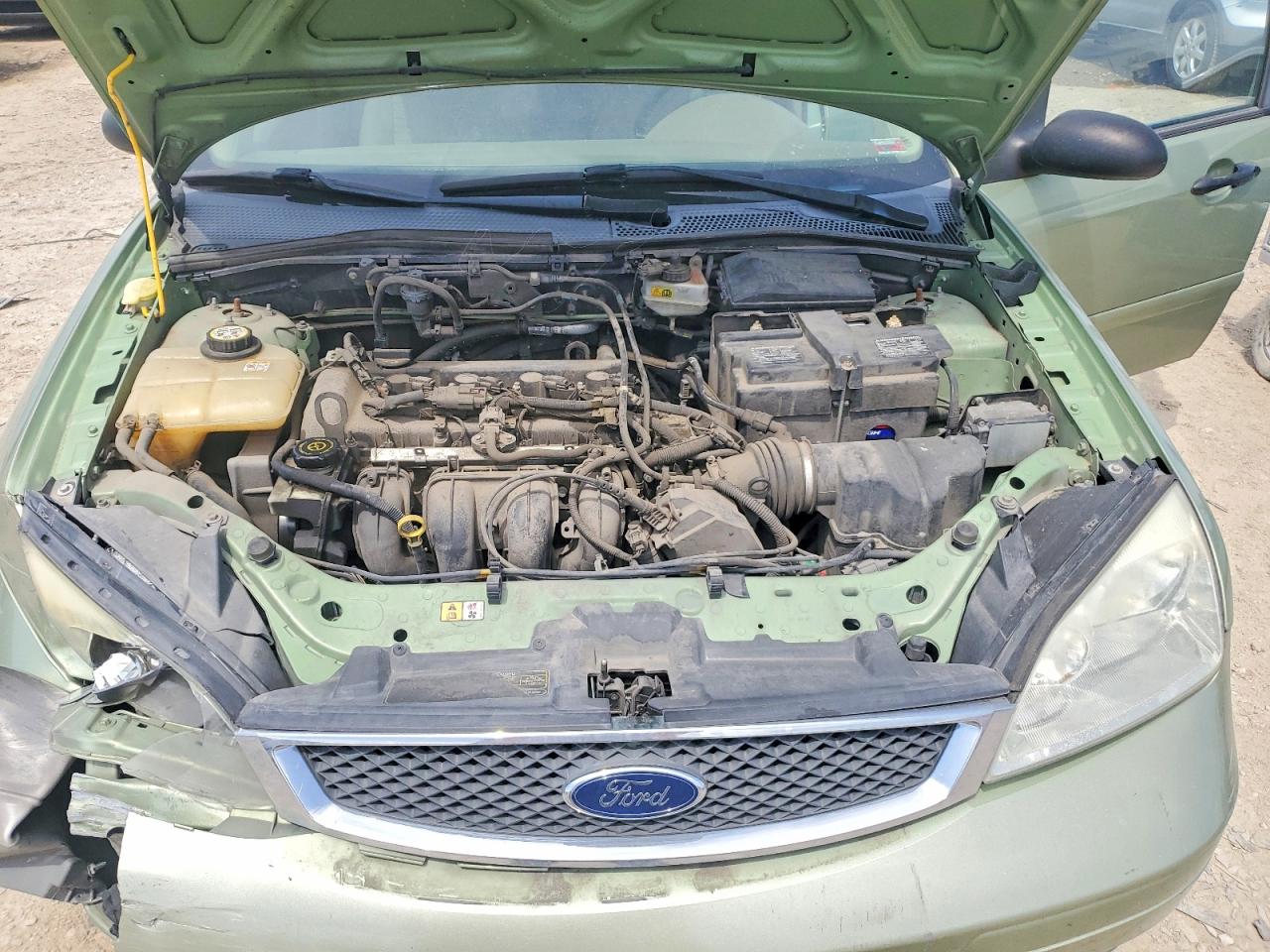 2007 Ford Focus Zx4 Green vin: 1FAFP34N37W288526