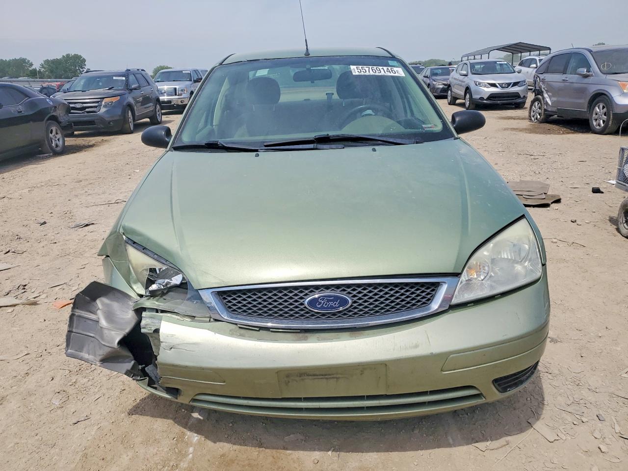 2007 Ford Focus Zx4 Green vin: 1FAFP34N37W288526