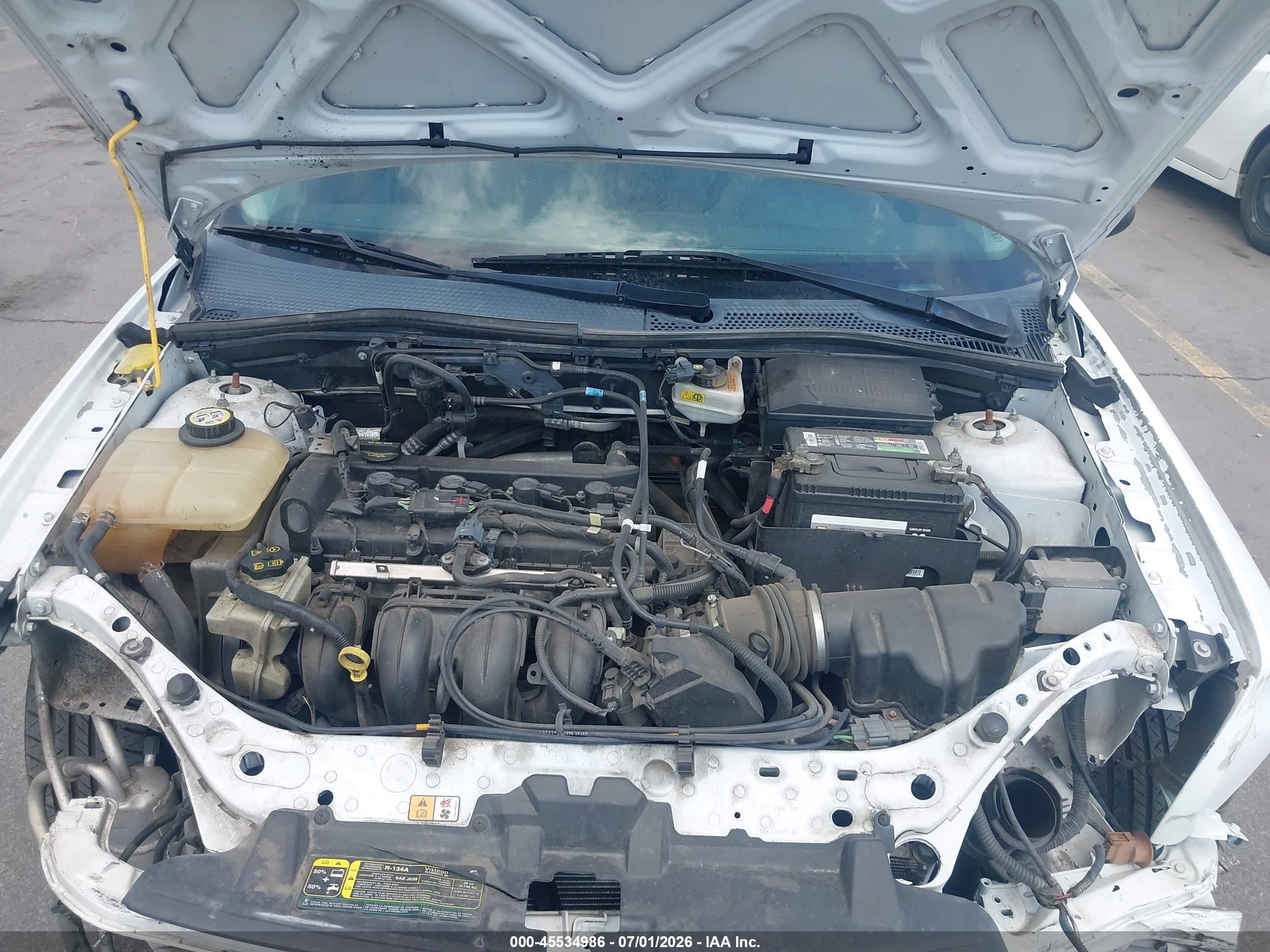 2007 Ford Focus S/se/ses White vin: 1FAFP34N37W301534