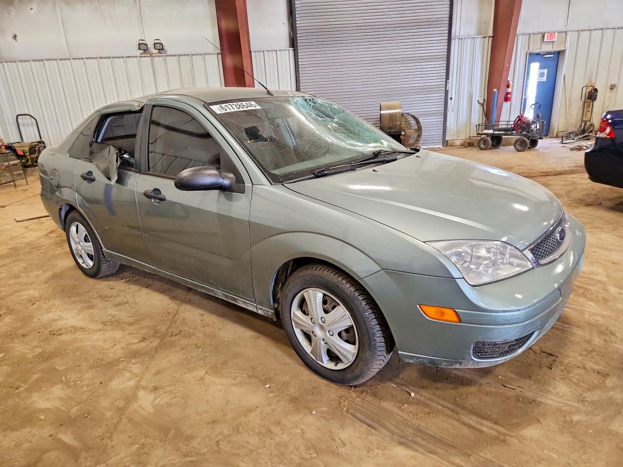 2005 Ford Focus Zx4 Blue vin: 1FAFP34N45W138857