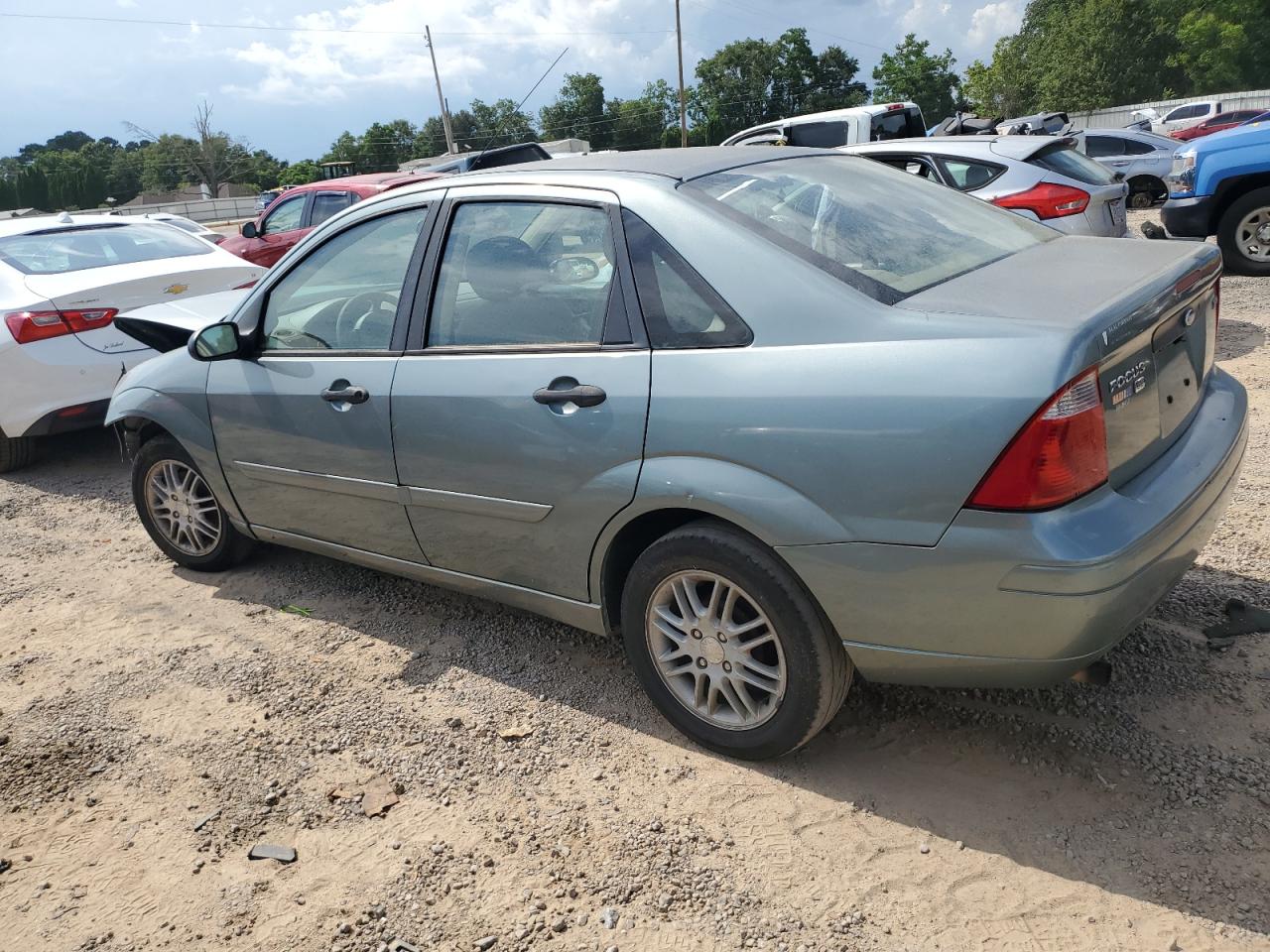 2005 Ford Focus Zx4 Зеленый vin: 1FAFP34N45W228705