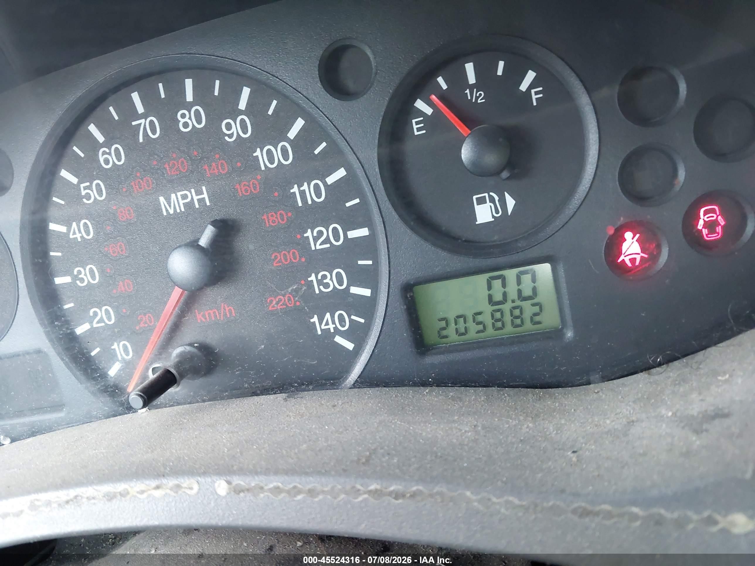 2005 Ford Focus Zx4 Silver vin: 1FAFP34N45W251854