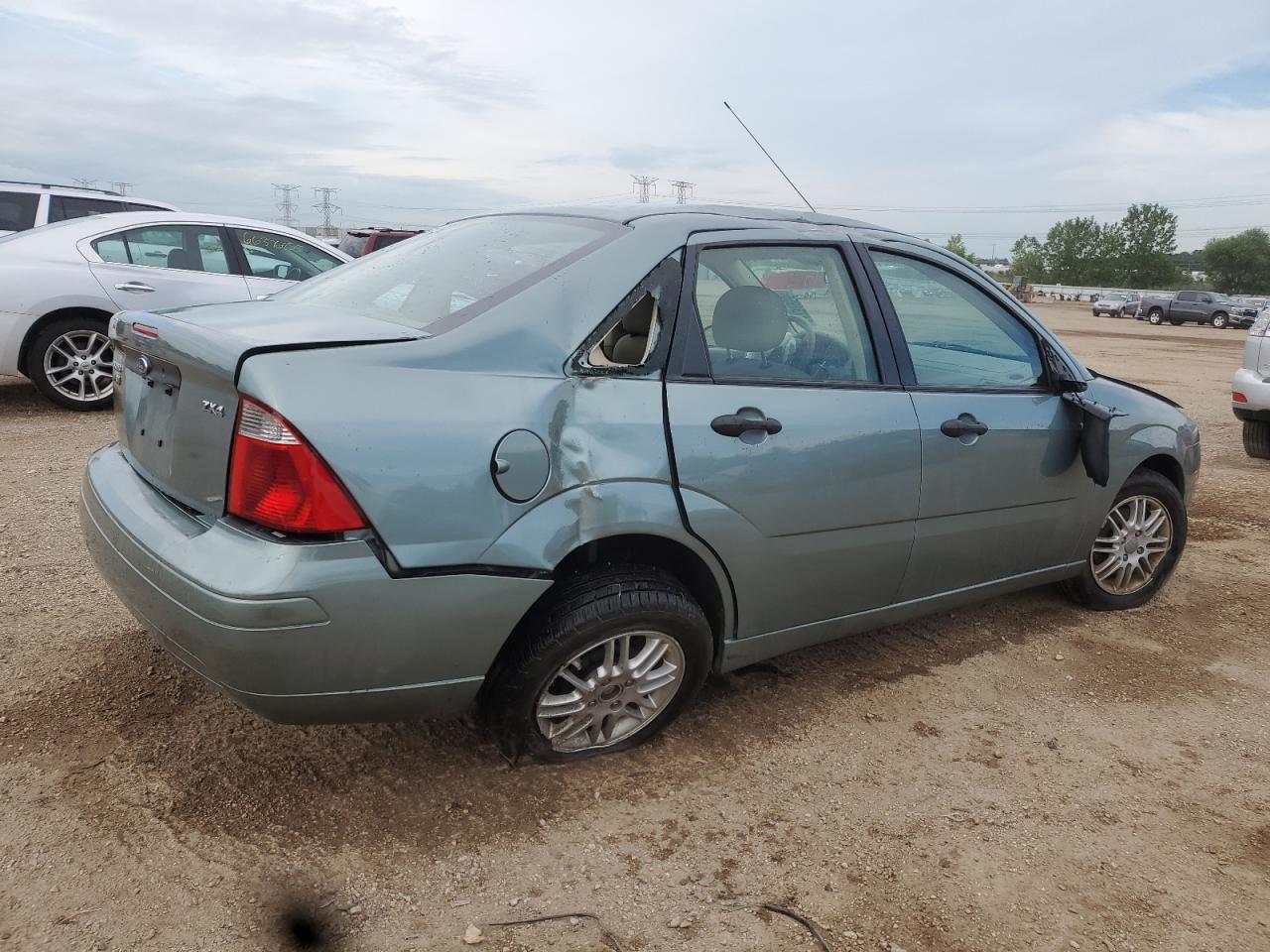 2005 Ford Focus Zx4 Teal vin: 1FAFP34N45W265169