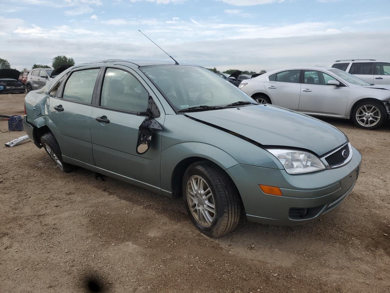 2005 Ford Focus Zx4 Teal vin: 1FAFP34N45W265169