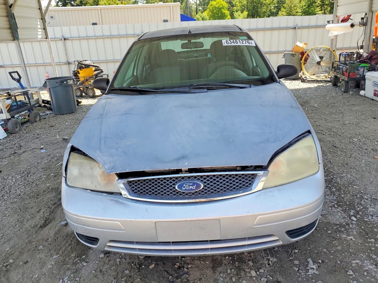 2007 Ford Focus Zx4 Silver vin: 1FAFP34N47W101410
