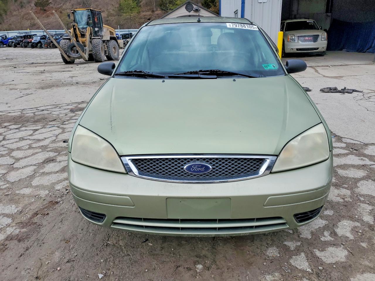 2007 Ford Focus Zx4 Green vin: 1FAFP34N47W135329