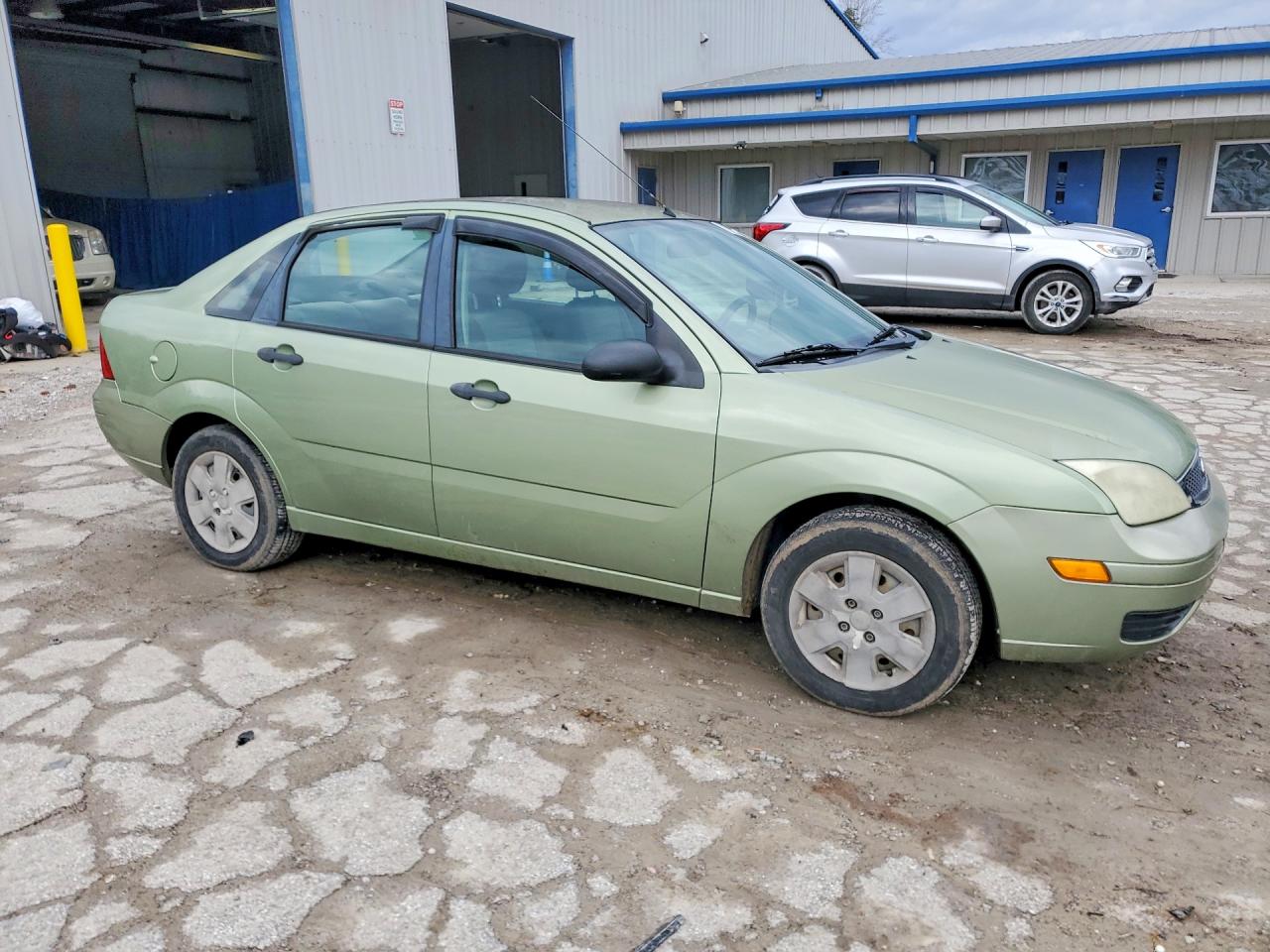 2007 Ford Focus Zx4 Green vin: 1FAFP34N47W135329