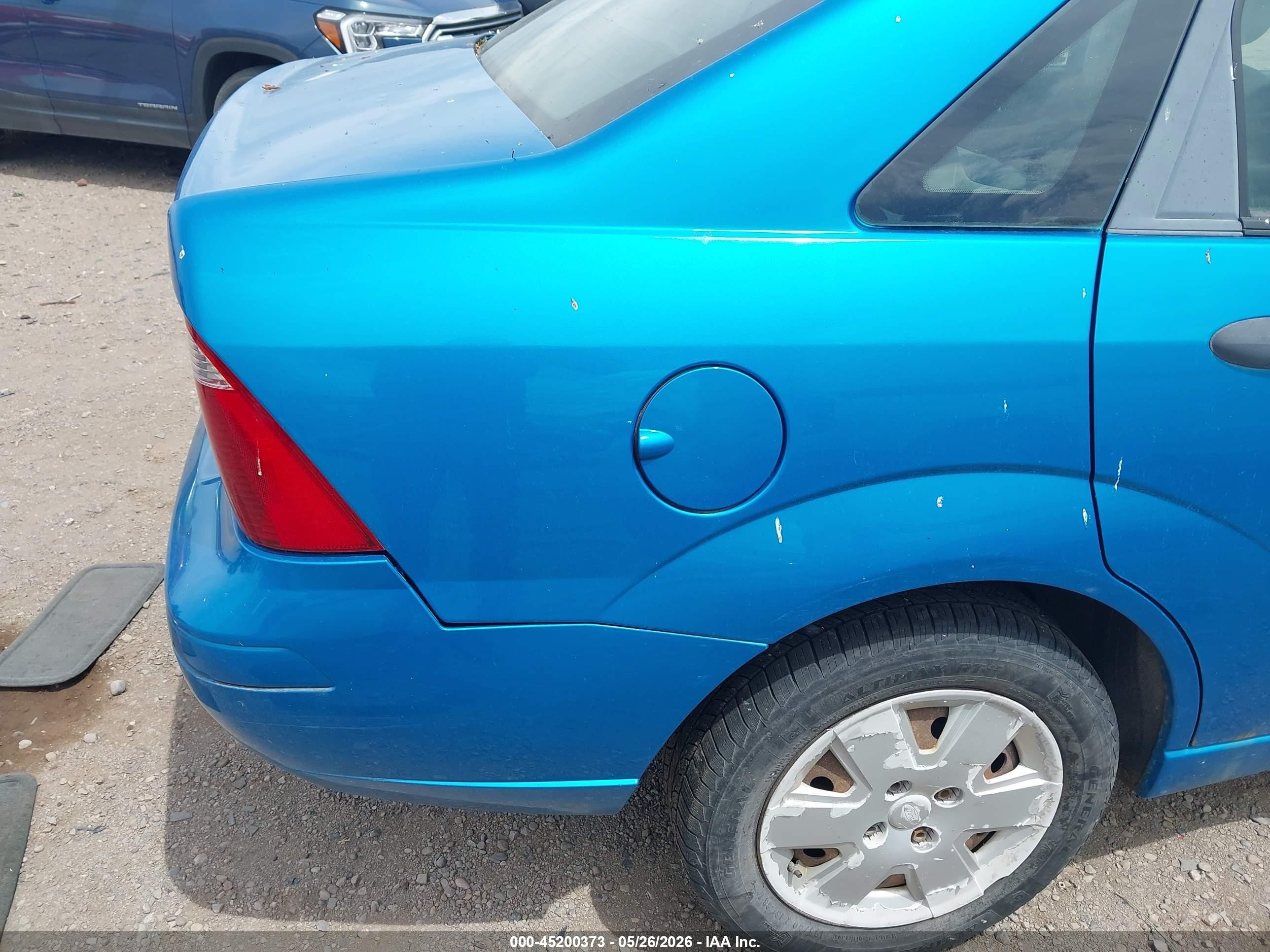 2007 Ford Focus S/se/ses Blue vin: 1FAFP34N47W203239