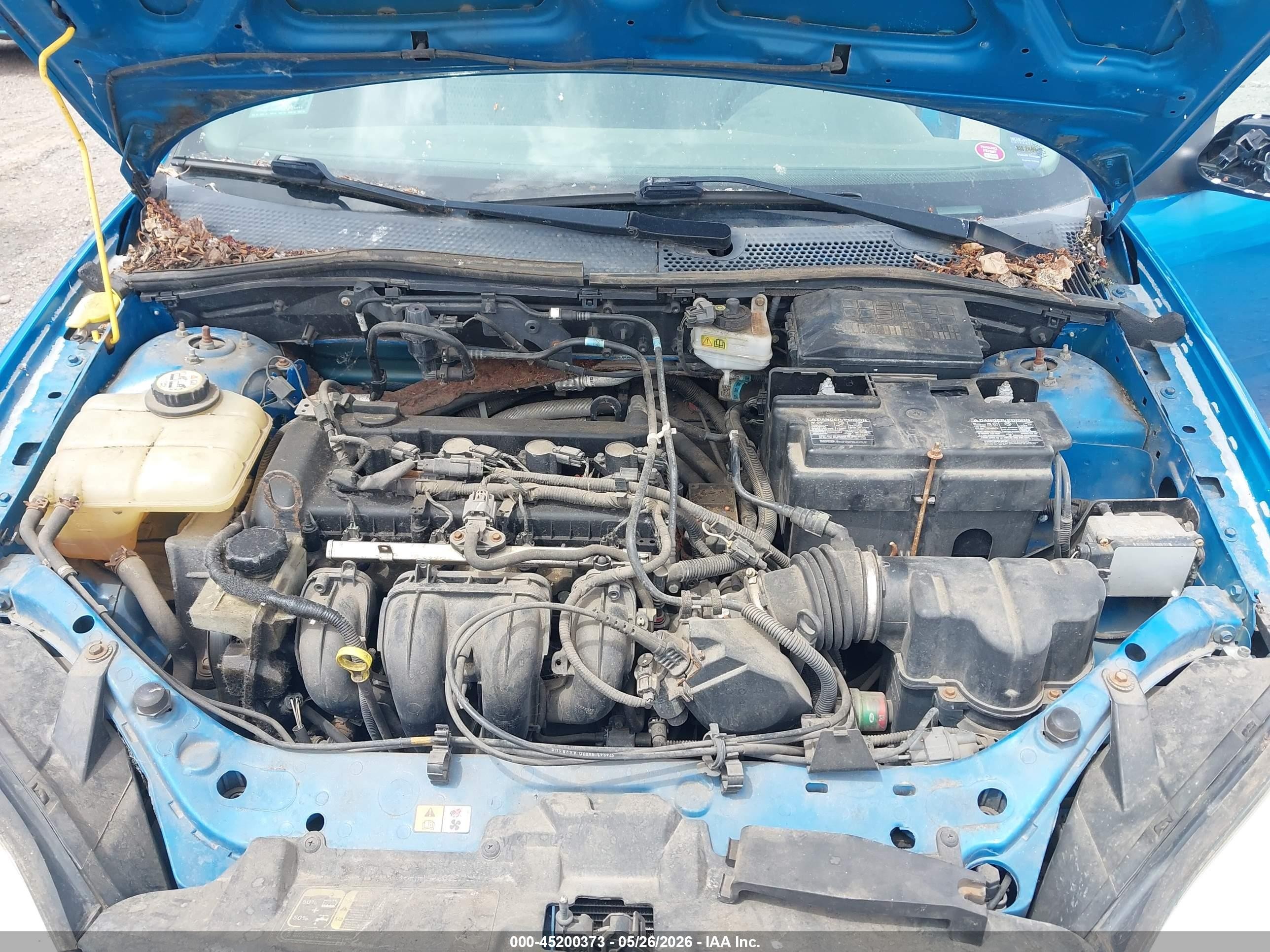 2007 Ford Focus S/se/ses Blue vin: 1FAFP34N47W203239