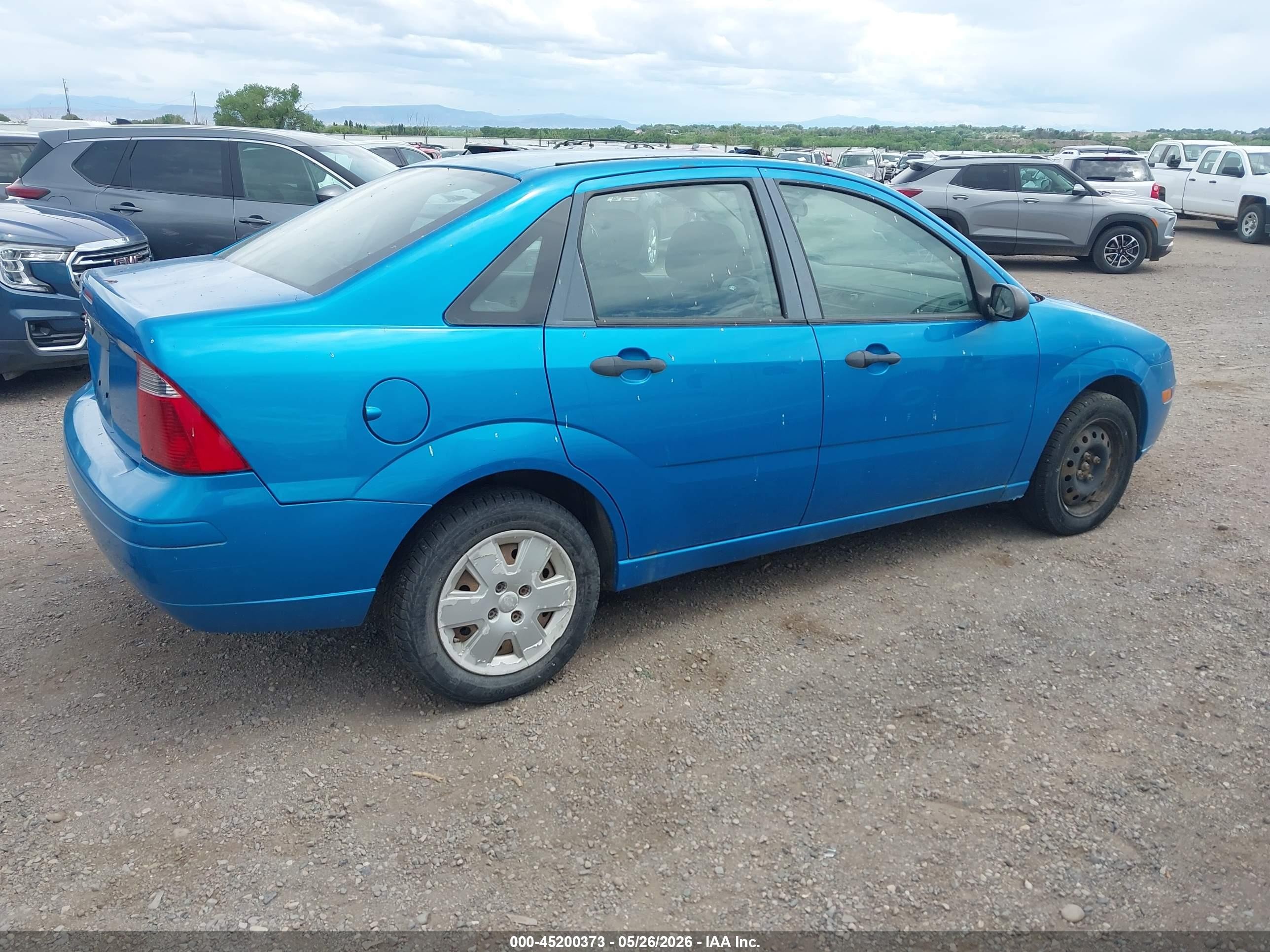 2007 Ford Focus S/se/ses Blue vin: 1FAFP34N47W203239