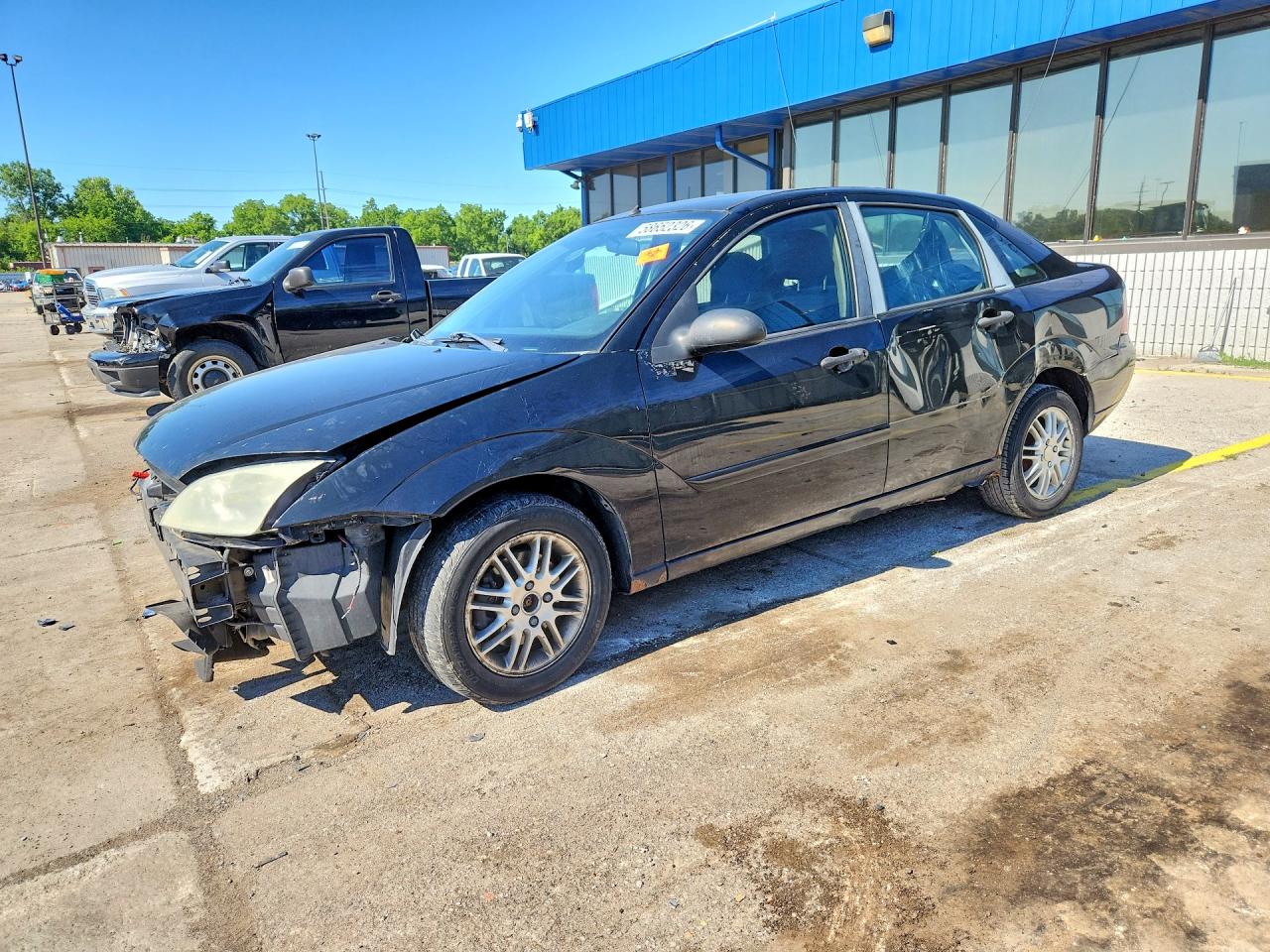 2007 Ford Focus Zx4 Black vin: 1FAFP34N47W286252