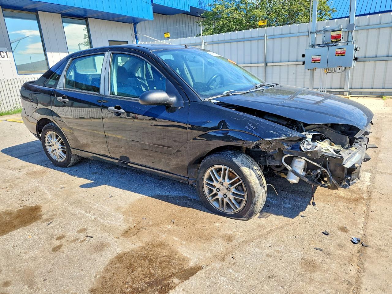 2007 Ford Focus Zx4 Black vin: 1FAFP34N47W286252