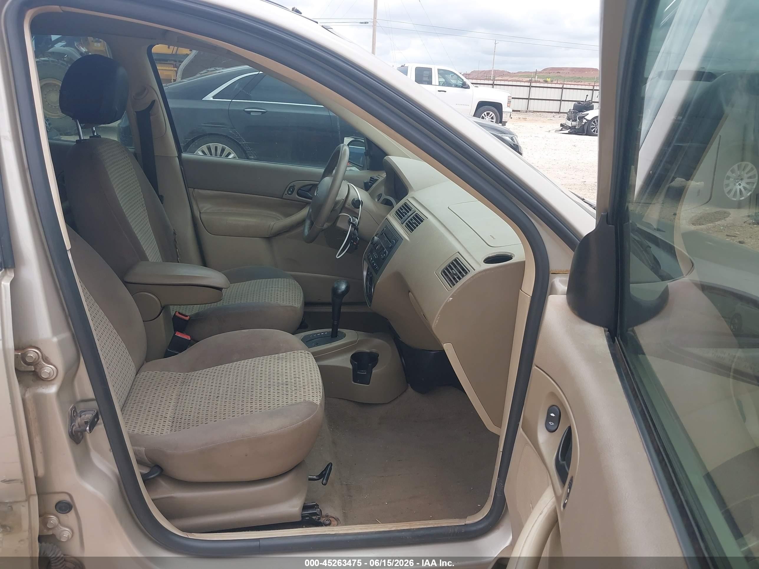 2007 Ford Focus S/se/ses Brown vin: 1FAFP34N47W330492