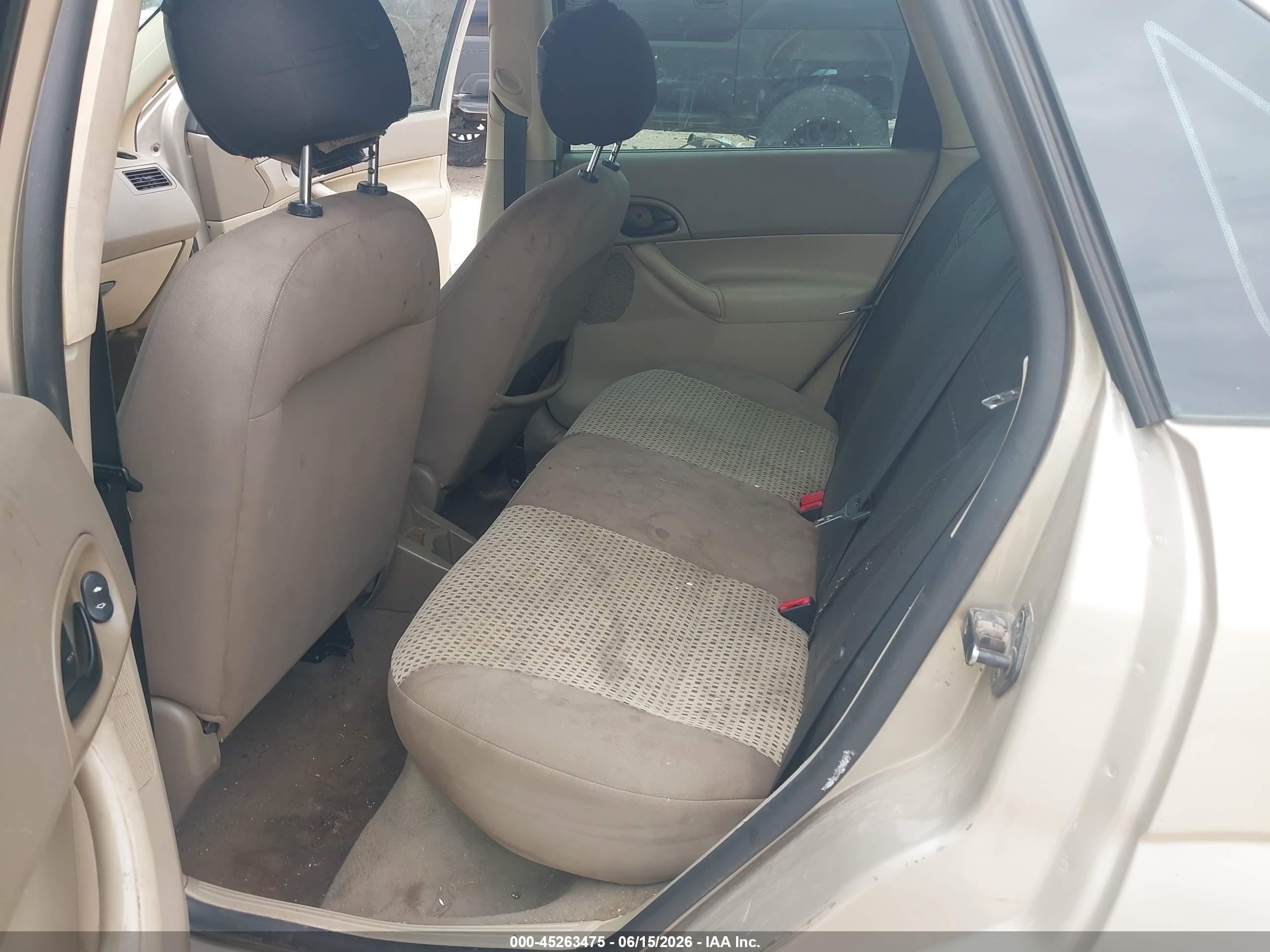 2007 Ford Focus S/se/ses Brown vin: 1FAFP34N47W330492