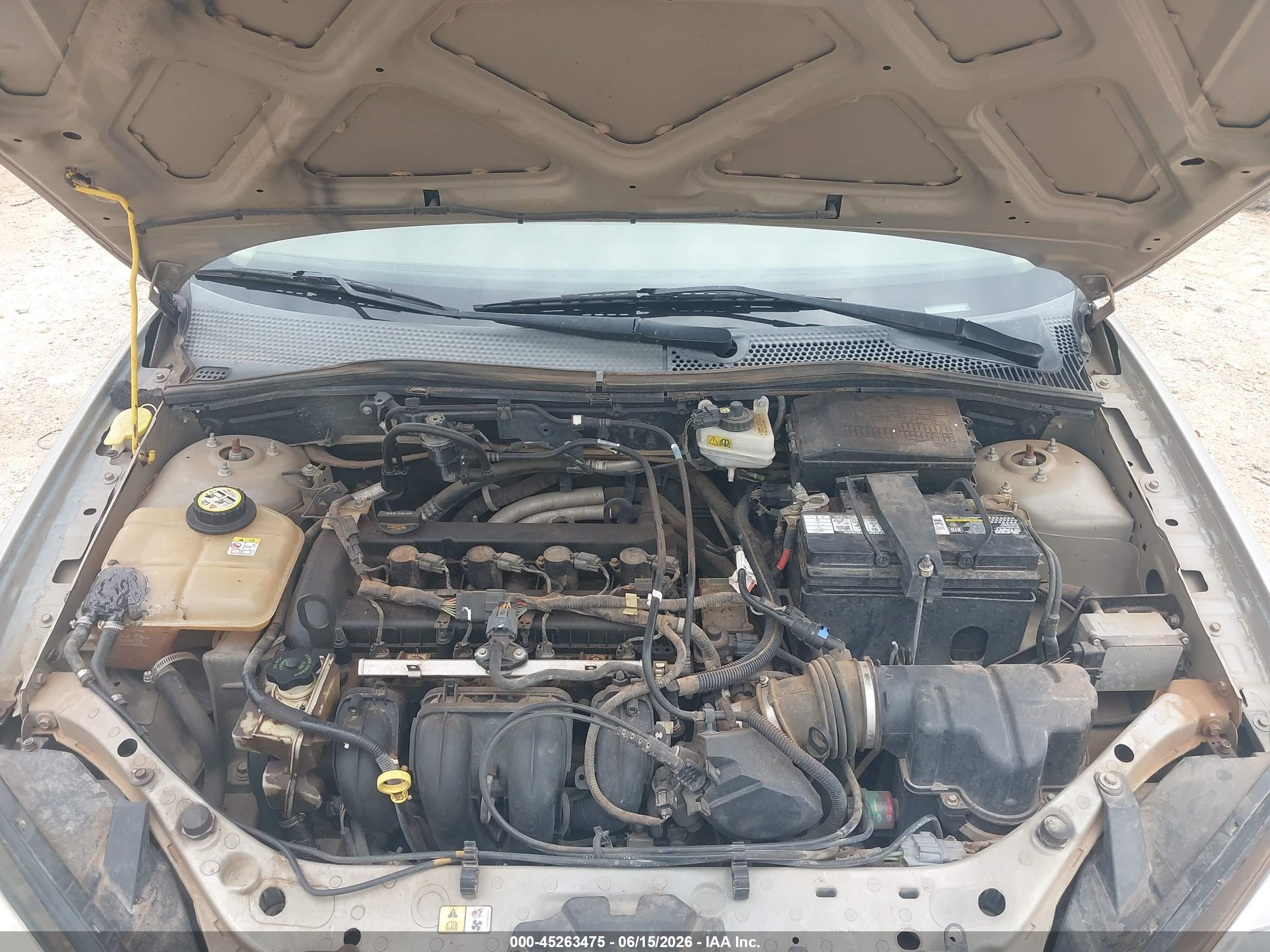 2007 Ford Focus S/se/ses Brown vin: 1FAFP34N47W330492