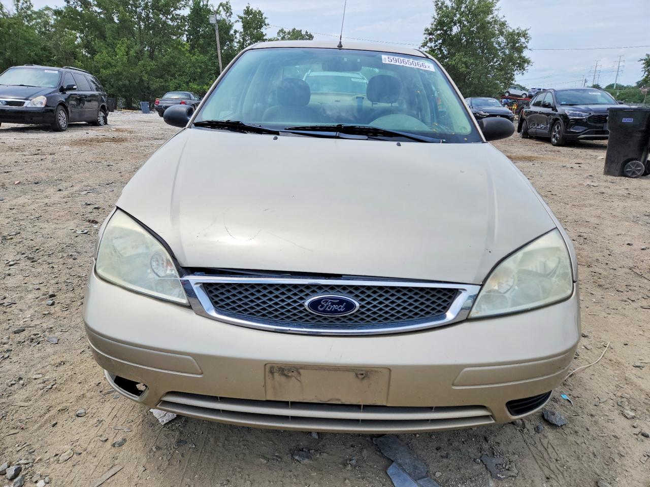 2007 Ford Focus Zx4 Tan vin: 1FAFP34N47W343923