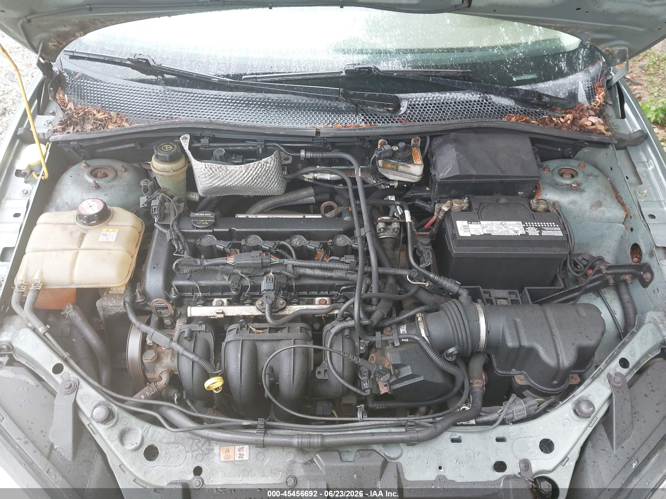 2005 Ford Focus Zx4 Teal vin: 1FAFP34N55W201352