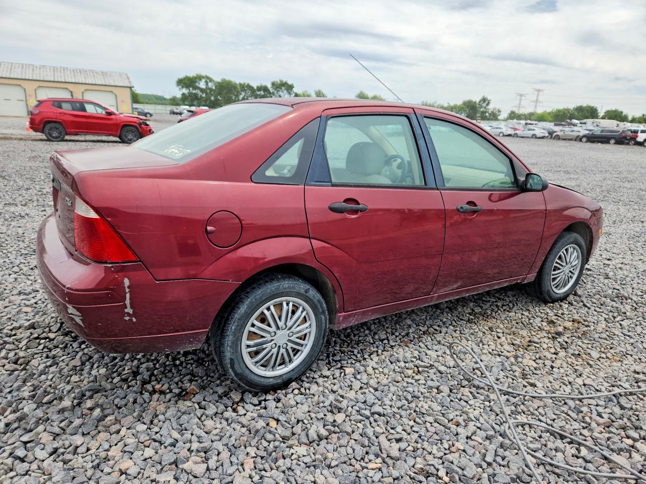 2006 Ford Focus Zx4 Maroon vin: 1FAFP34N56W165258