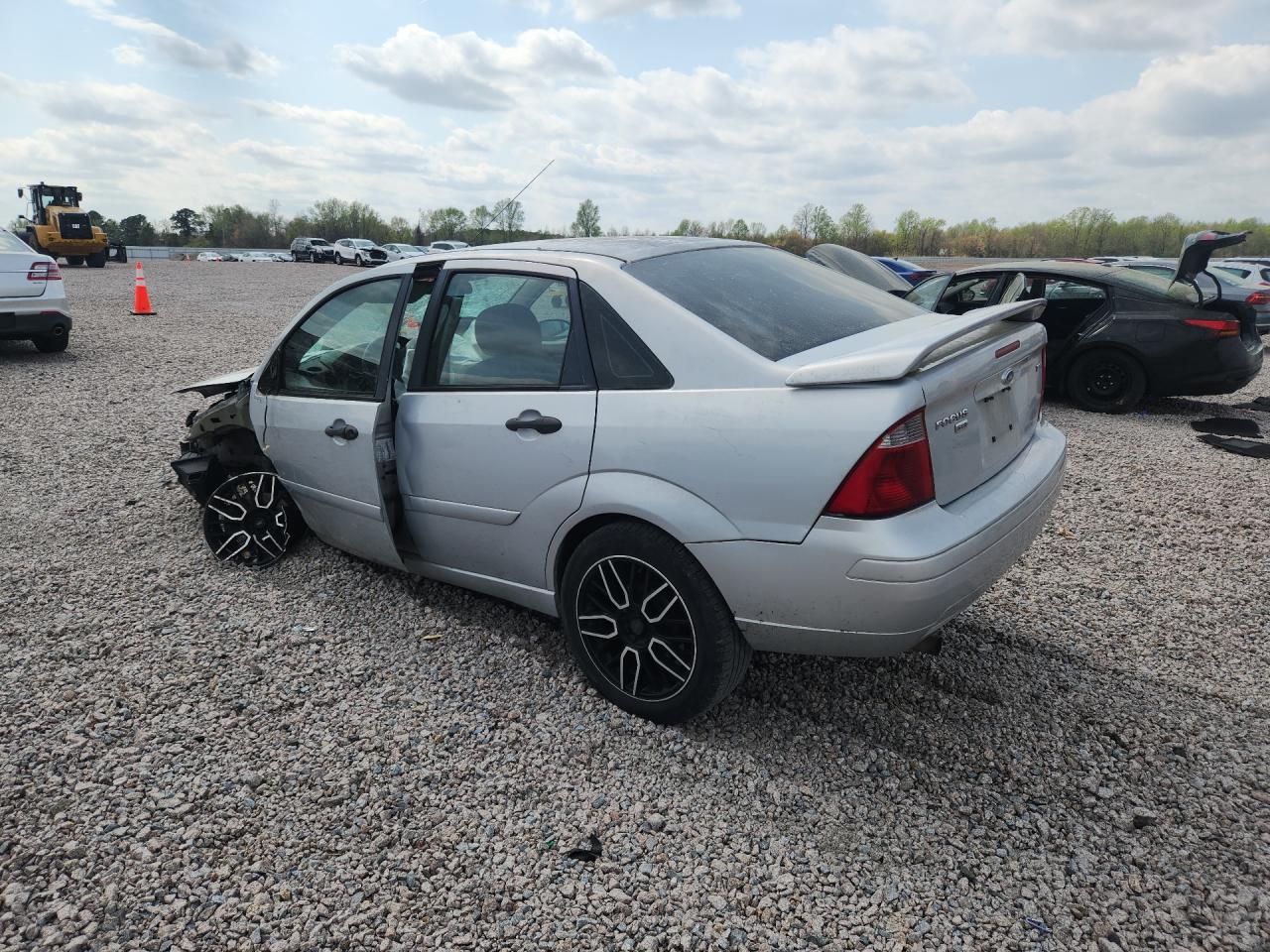 2006 Ford Focus Zx4 Silver vin: 1FAFP34N56W184957