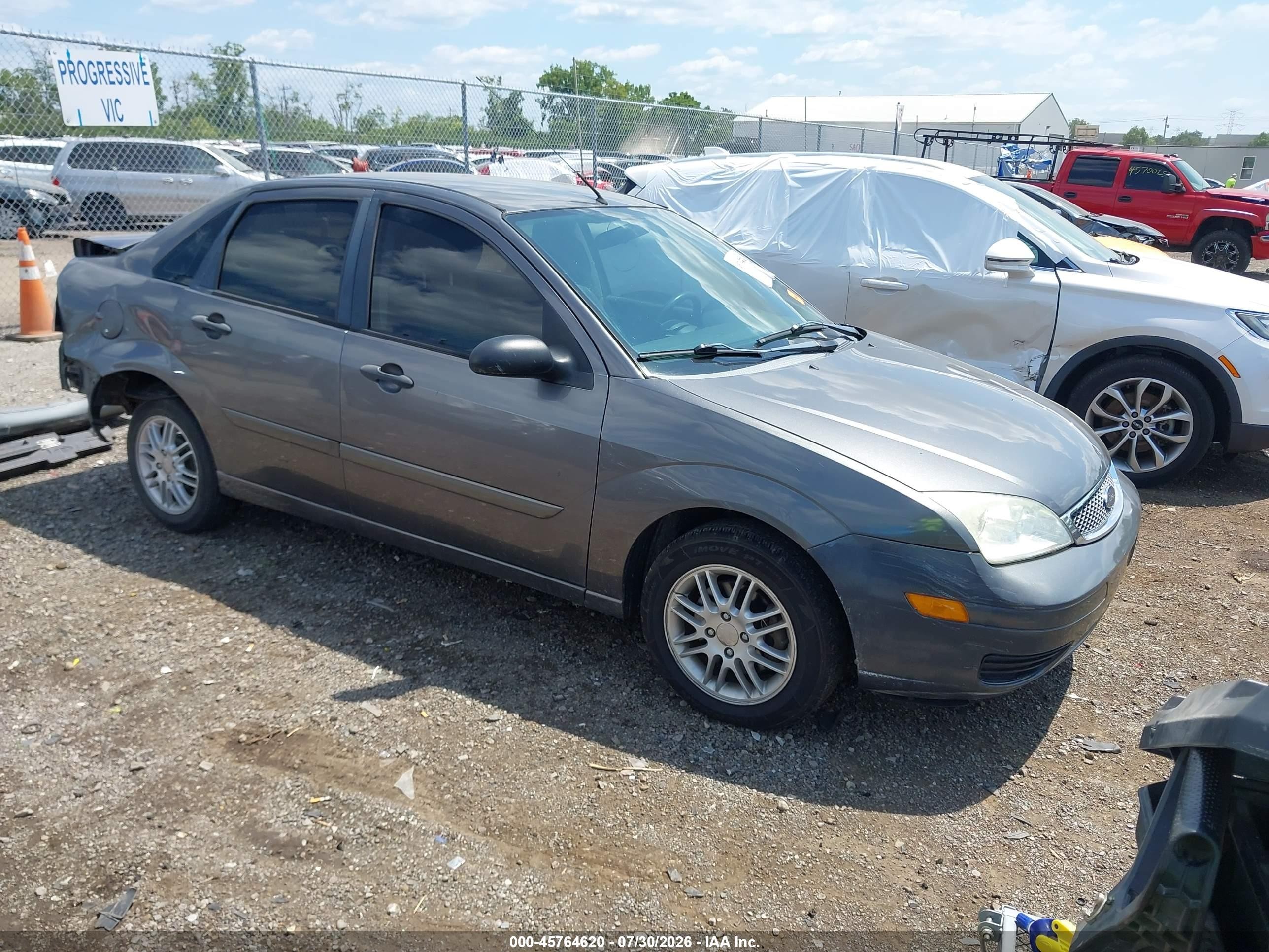 2006 Ford Focus Zx4 Gray vin: 1FAFP34N56W212790