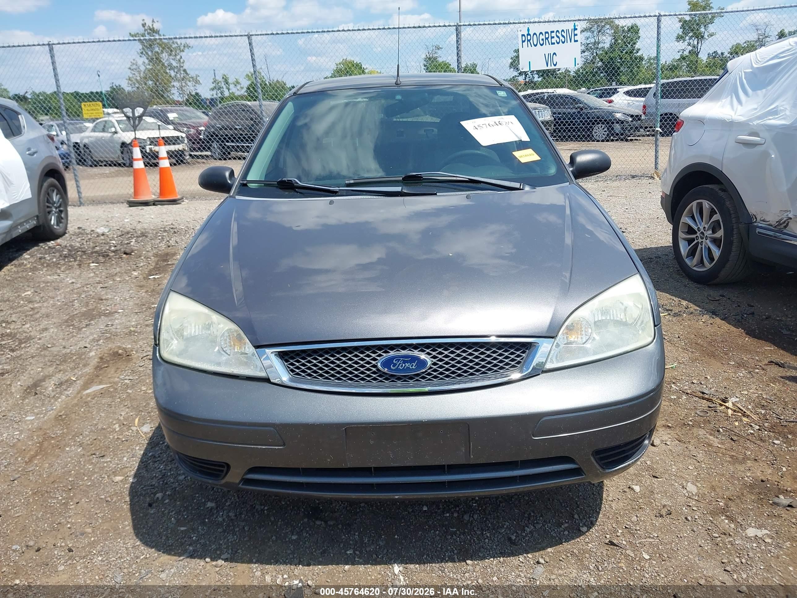 2006 Ford Focus Zx4 Gray vin: 1FAFP34N56W212790