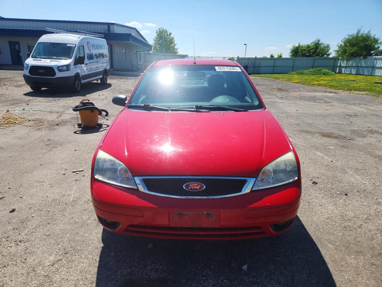 2007 Ford Focus Zx4 Red vin: 1FAFP34N57W115526
