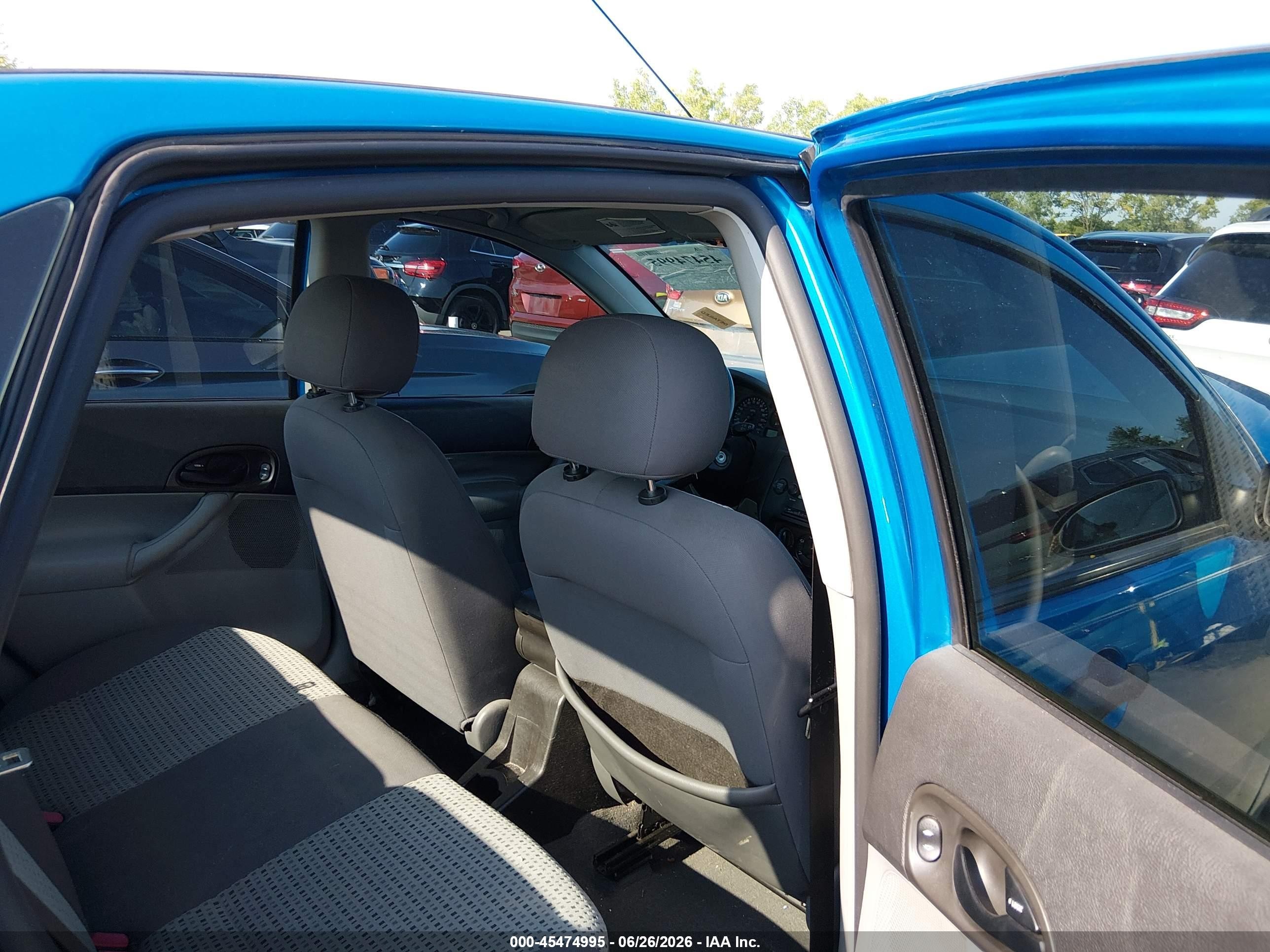 2007 Ford Focus S/se/ses Blue vin: 1FAFP34N57W186483