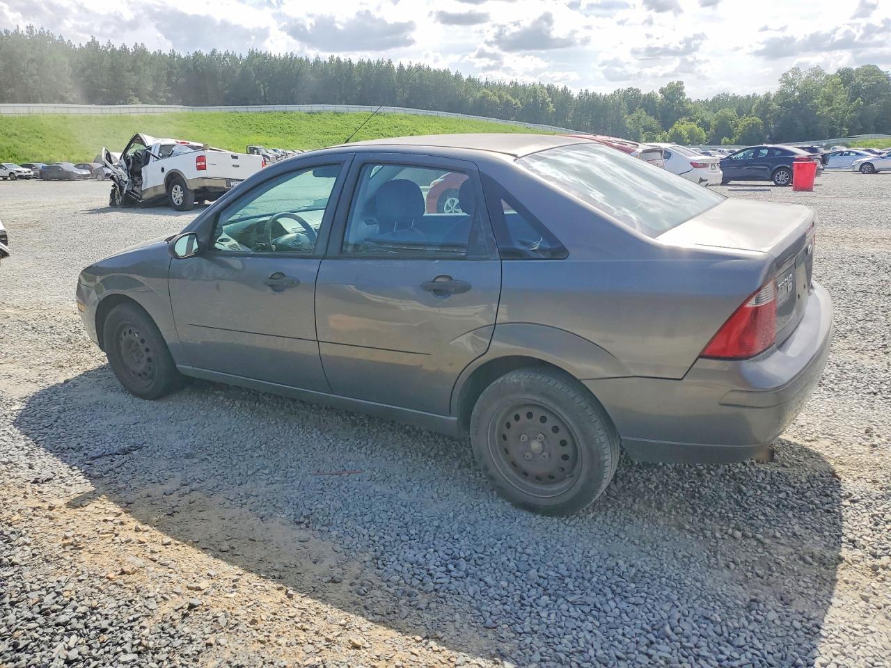 2007 Ford Focus Zx4 Gray vin: 1FAFP34N57W191134