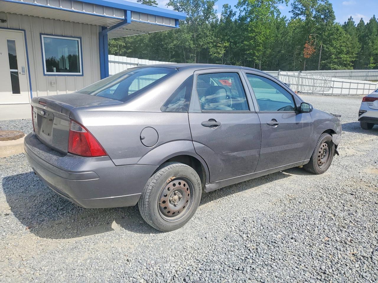 2007 Ford Focus Zx4 Gray vin: 1FAFP34N57W191134