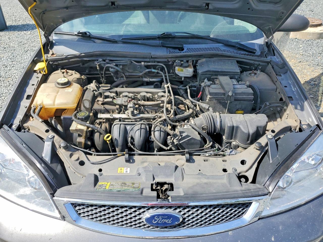 2007 Ford Focus Zx4 Gray vin: 1FAFP34N57W191134