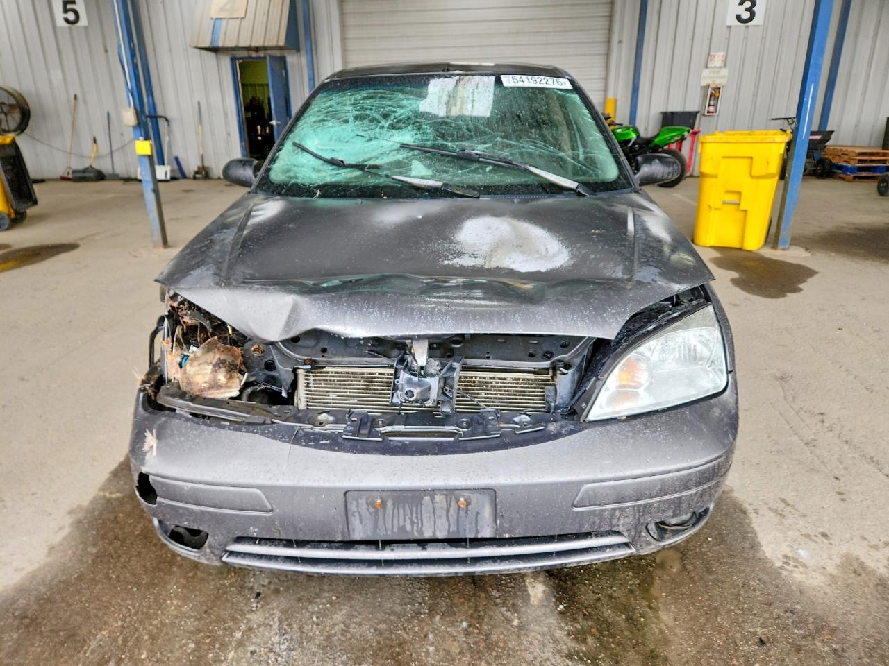2007 Ford Focus Zx4 Gray vin: 1FAFP34N57W237156