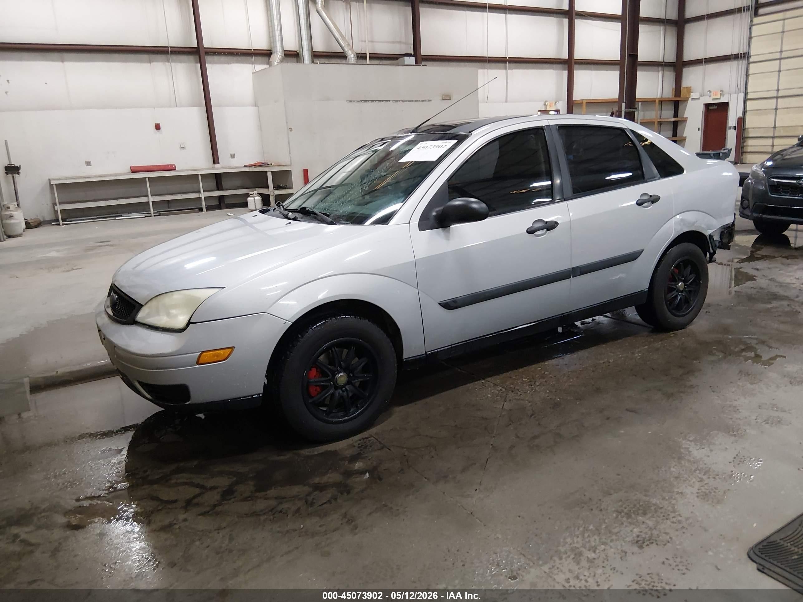 2007 Ford Focus S/se/ses Gray vin: 1FAFP34N57W239151