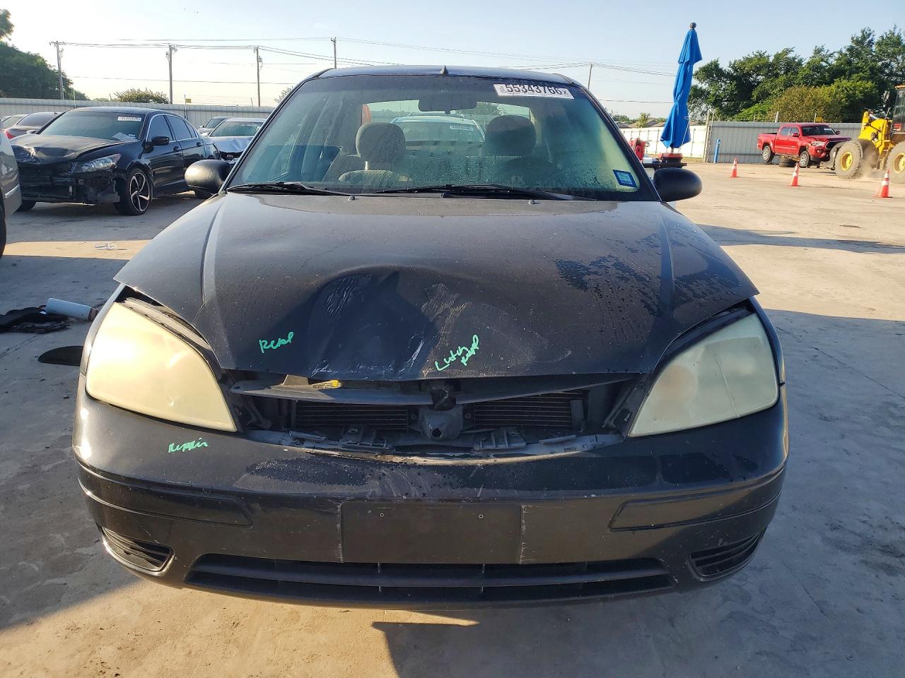 2007 Ford Focus Zx4 Черный vin: 1FAFP34N57W330176