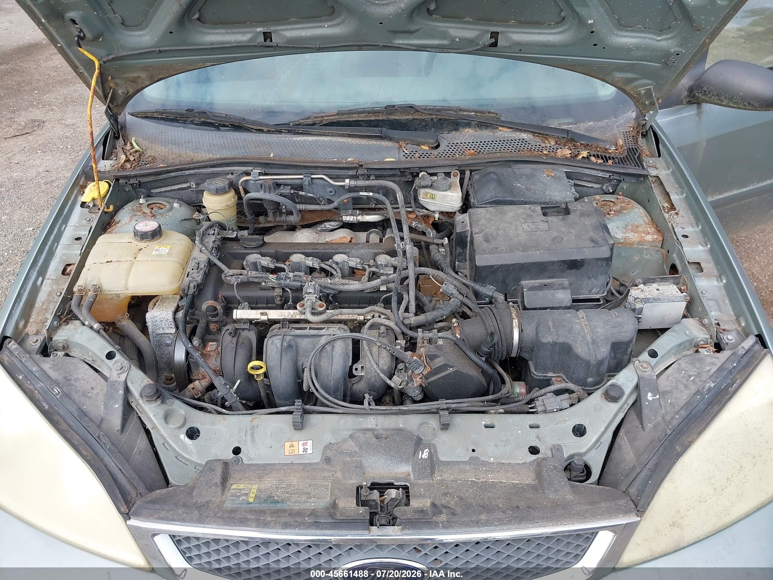 2005 Ford Focus Zx4 Gray vin: 1FAFP34N65W148144