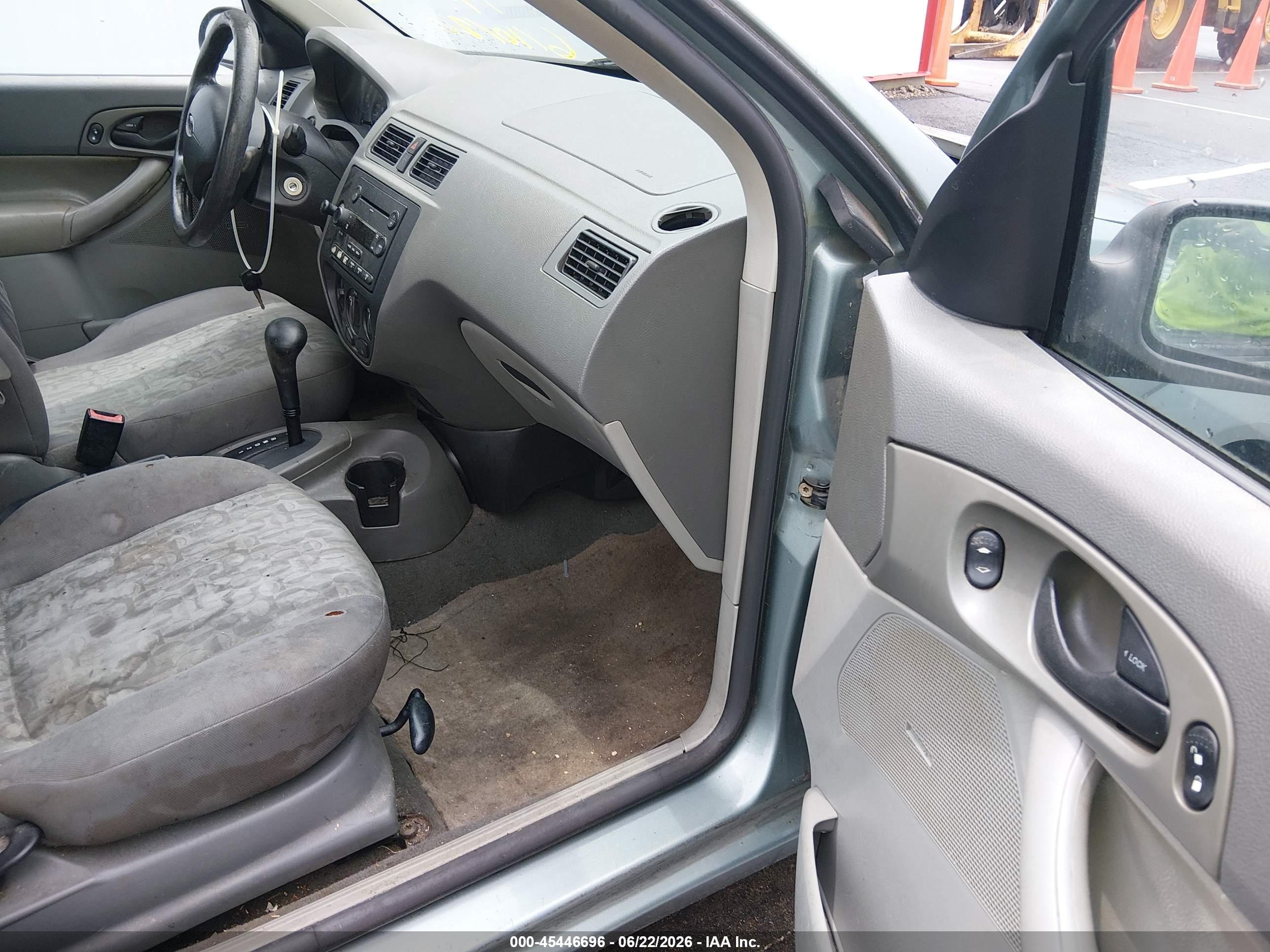2005 Ford Focus Zx4 Зеленый vin: 1FAFP34N65W256294