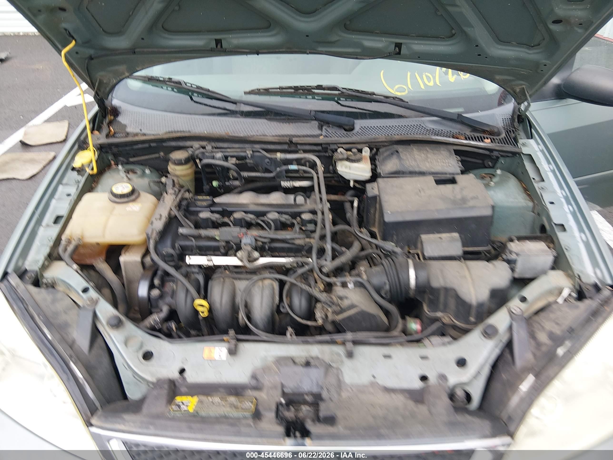2005 Ford Focus Zx4 Зеленый vin: 1FAFP34N65W256294