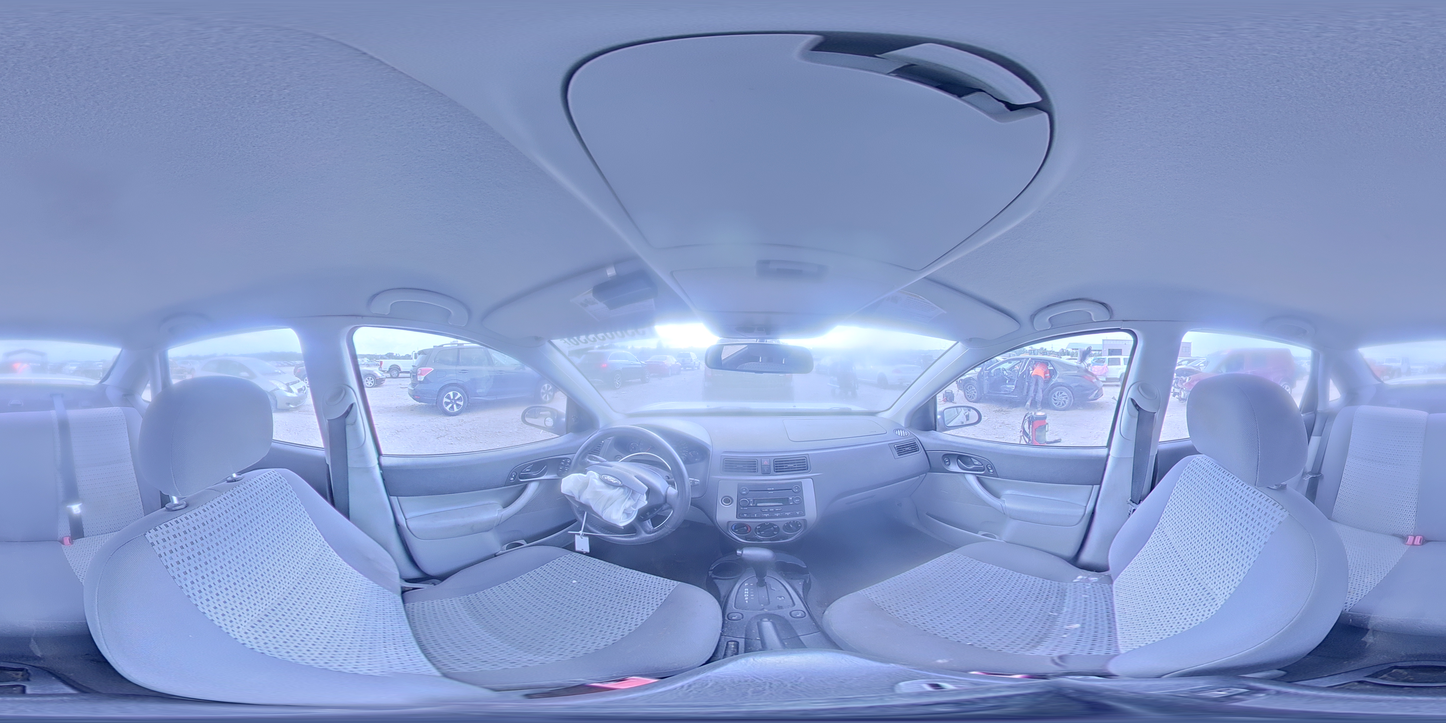 2006 Ford Focus Zx4 Silver vin: 1FAFP34N66W144323