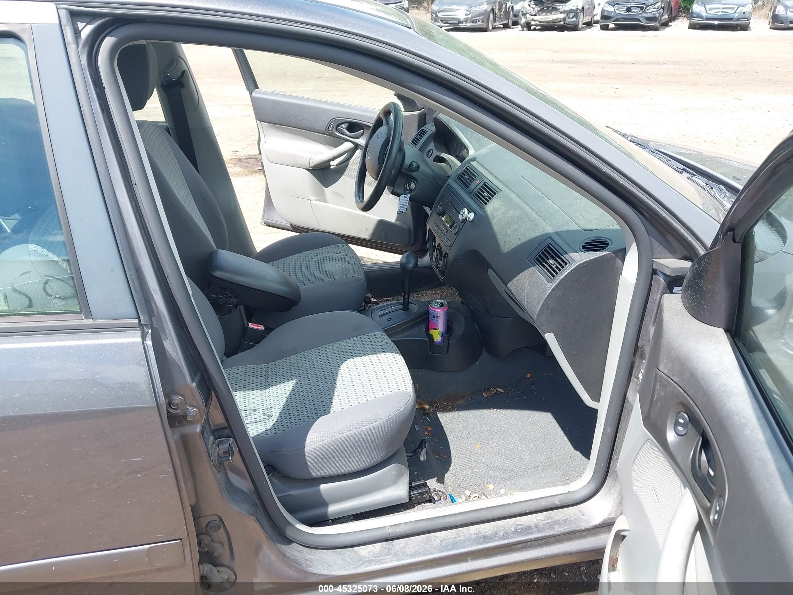 2006 Ford Focus Zx4 Gray vin: 1FAFP34N66W194106