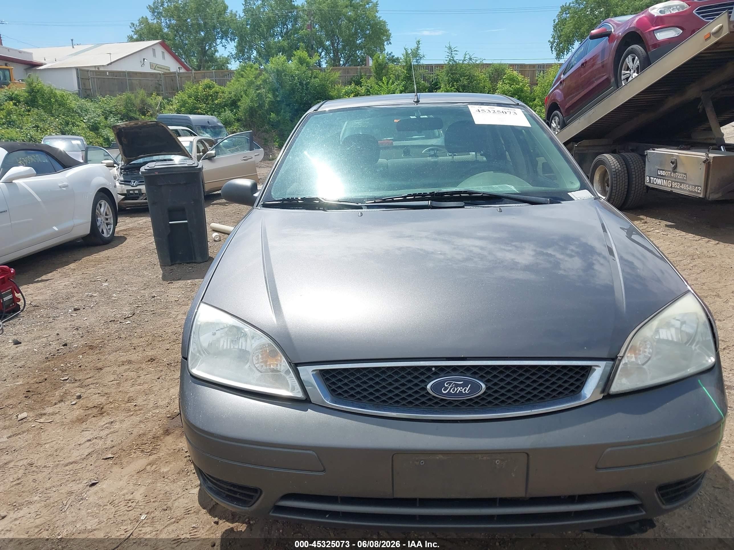 2006 Ford Focus Zx4 Gray vin: 1FAFP34N66W194106