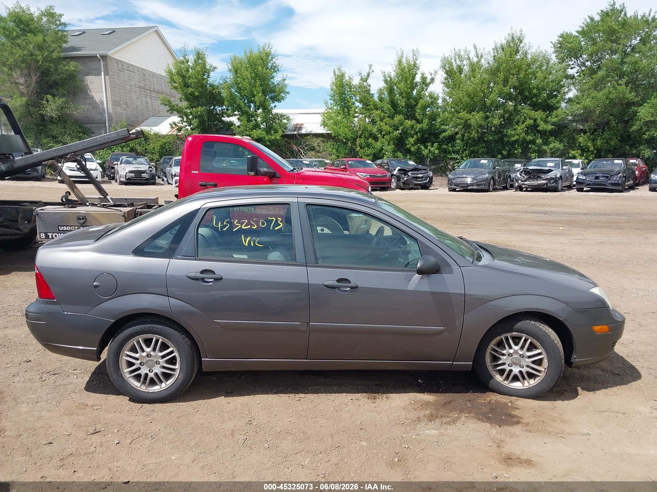 2006 Ford Focus Zx4 Gray vin: 1FAFP34N66W194106