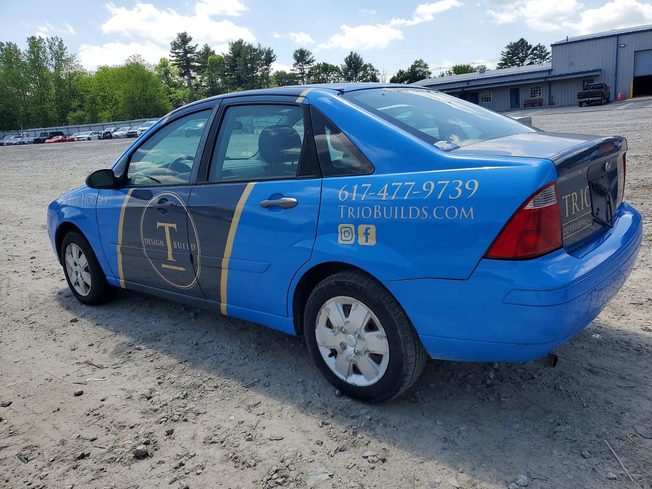 2006 Ford Focus Zx4 Blue vin: 1FAFP34N66W252196