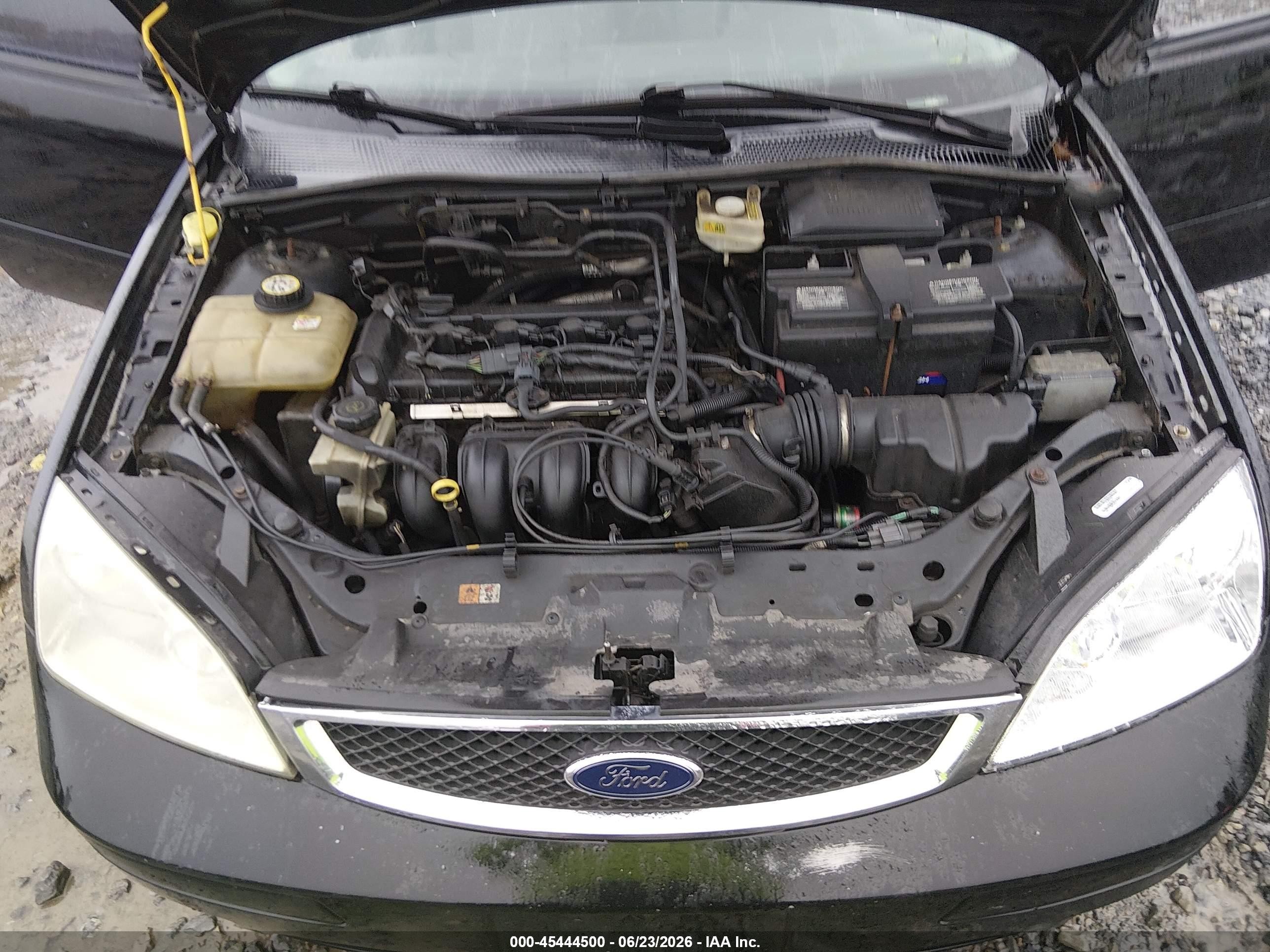 2007 Ford Focus S/se/ses Black vin: 1FAFP34N67W154111
