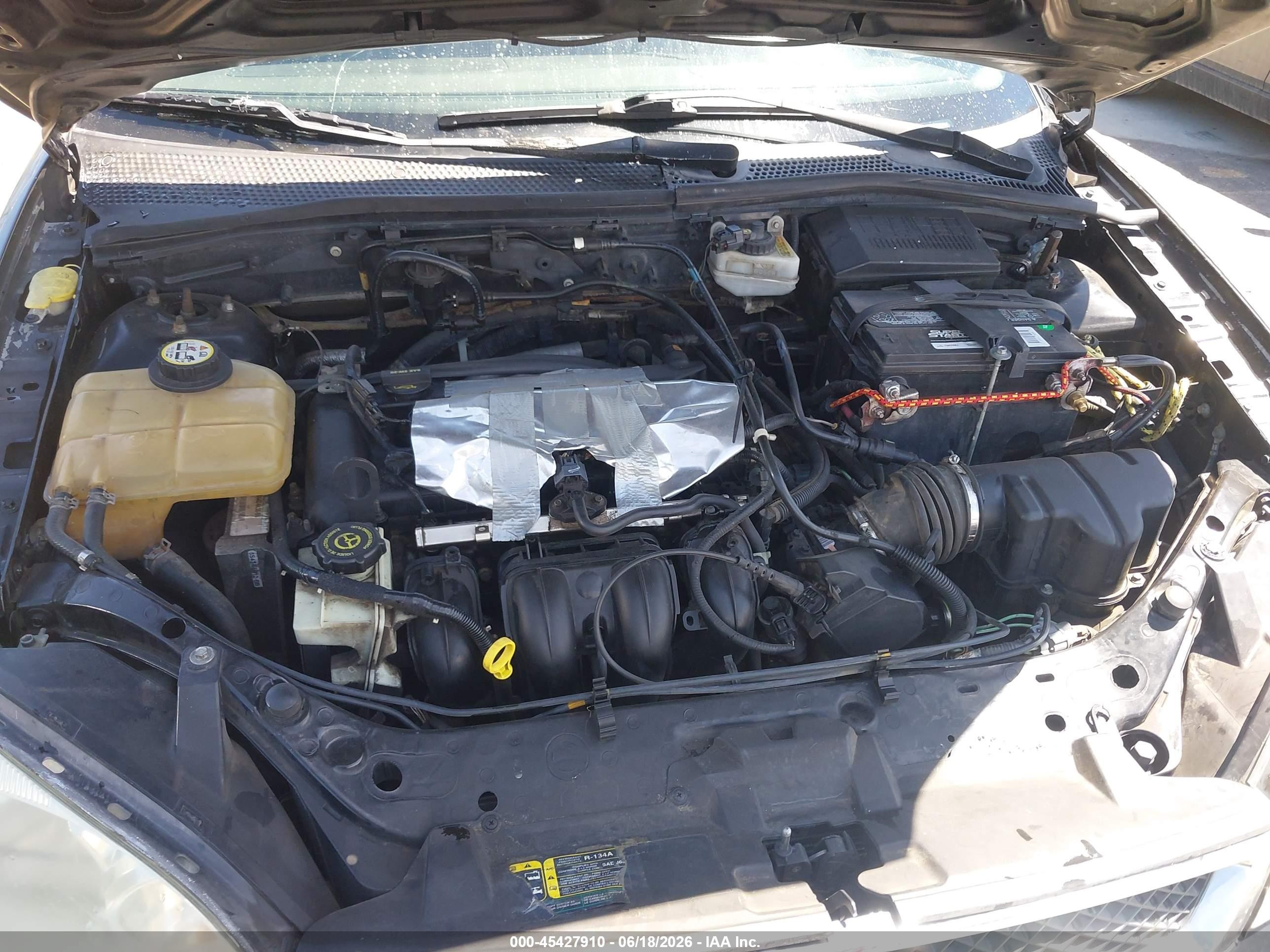 2007 Ford Focus S/se/ses Black vin: 1FAFP34N67W248179