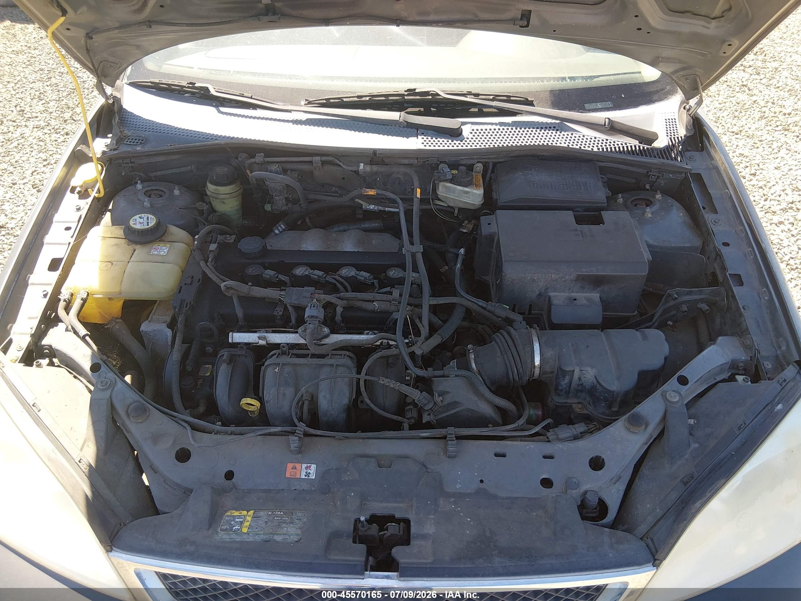2005 Ford Focus Zx4 Black vin: 1FAFP34N75W234840